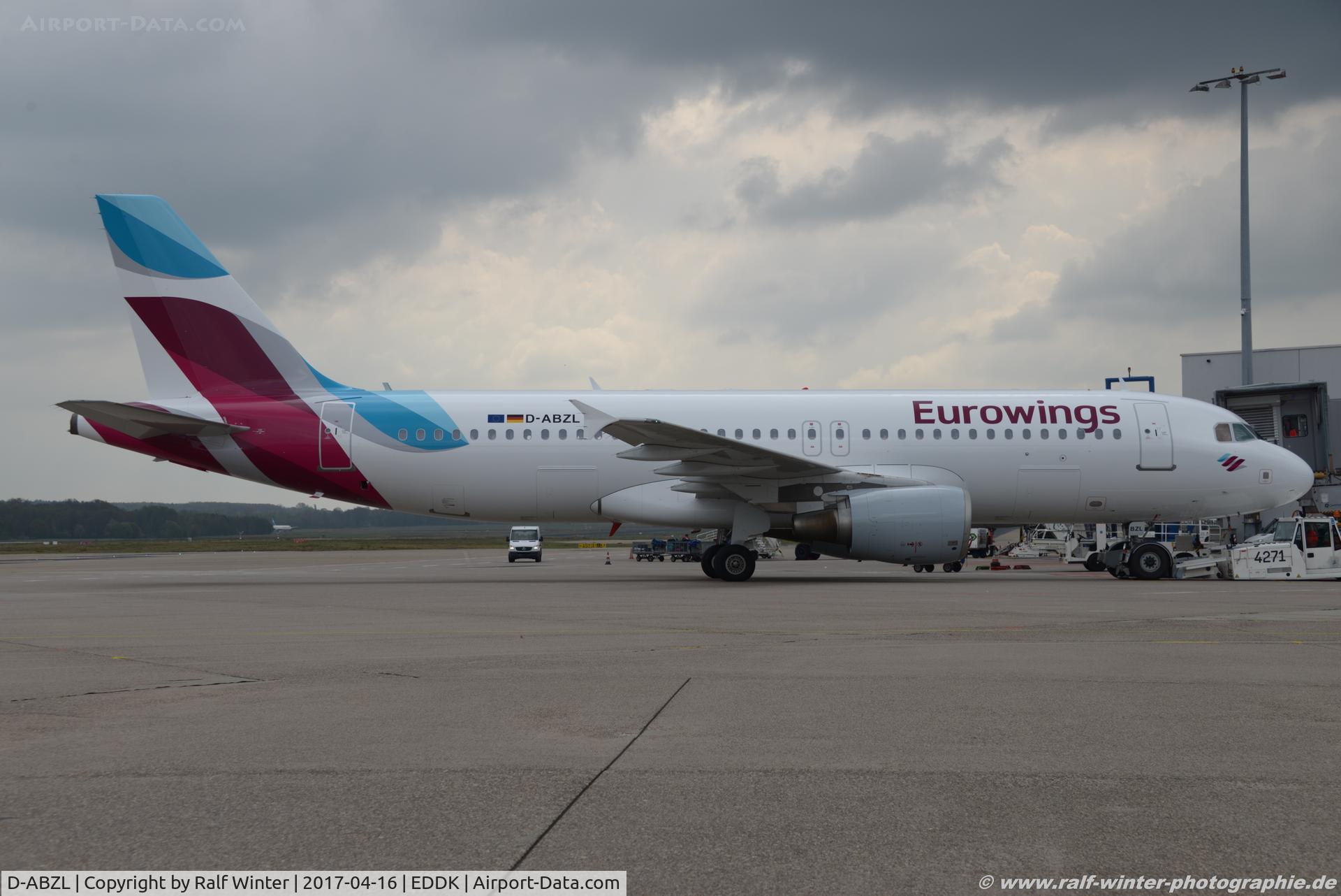 D-ABZL, 2007 Airbus A320-216 C/N 3178, Airbus A320-216 - EW EWG Eurowings ex Air Berlin - 3178 - D-ABZL - 16.04.2017 - CGN
