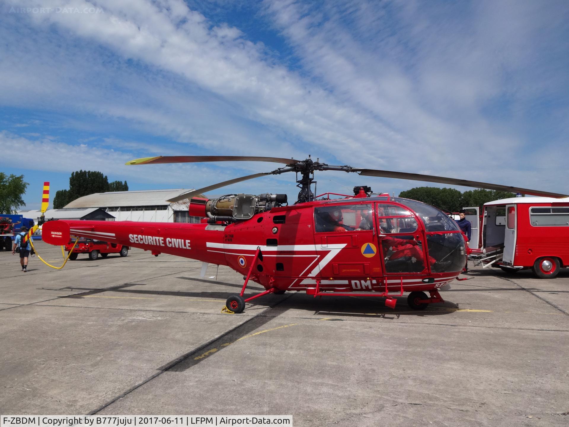 F-ZBDM, 1969 Sud SE-3160 Alouette III C/N 1610, preserved by SSIS 77