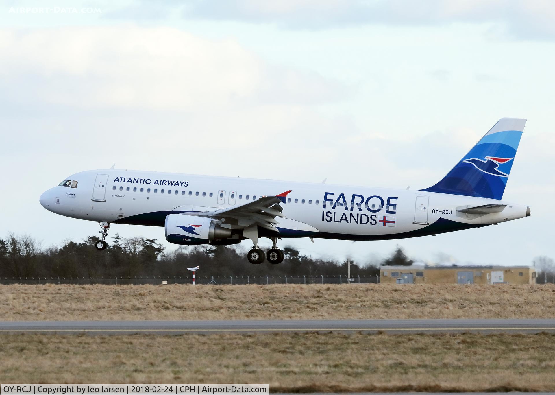 OY-RCJ, 2016 Airbus A320-214 C/N 7465, Copenhagen 24.2.2018 L/D R-04L