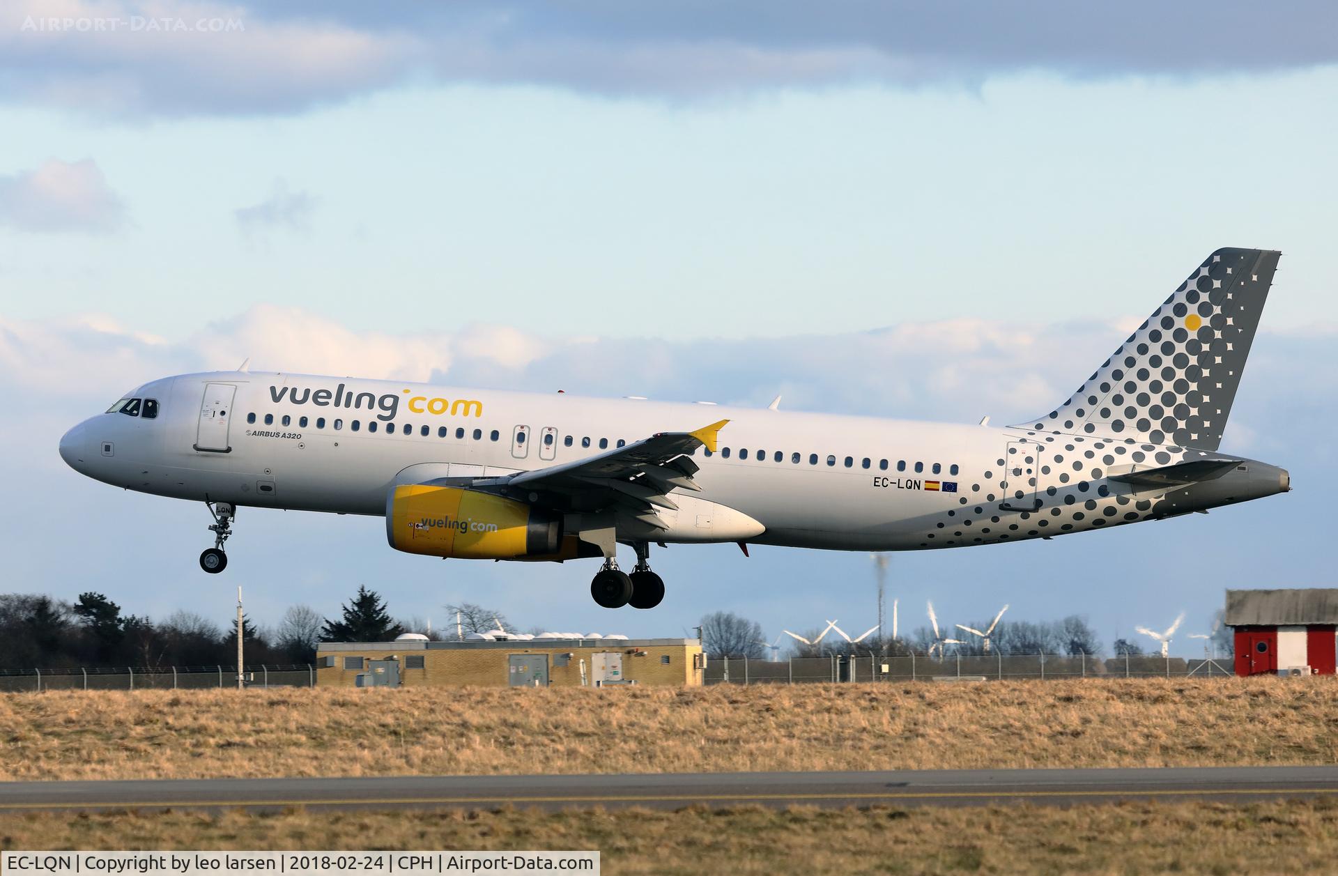 EC-LQN, 2004 Airbus A320-232 C/N 2168, Copenhagen 24.2.2018 L/D R-04L