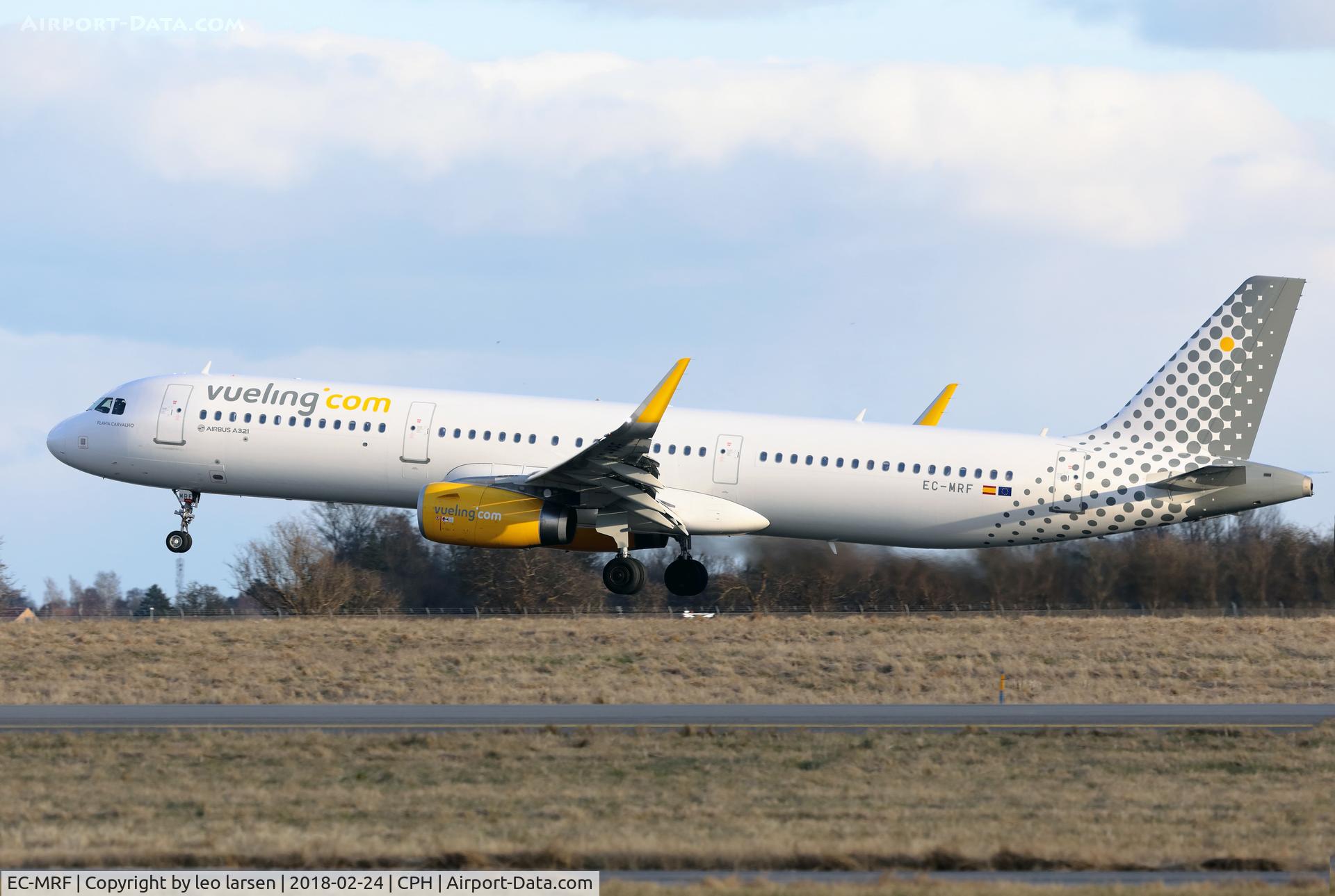 EC-MRF, 2017 Airbus A321-231 C/N 7714, Copenhagen 24.2.2018 L/D 04L