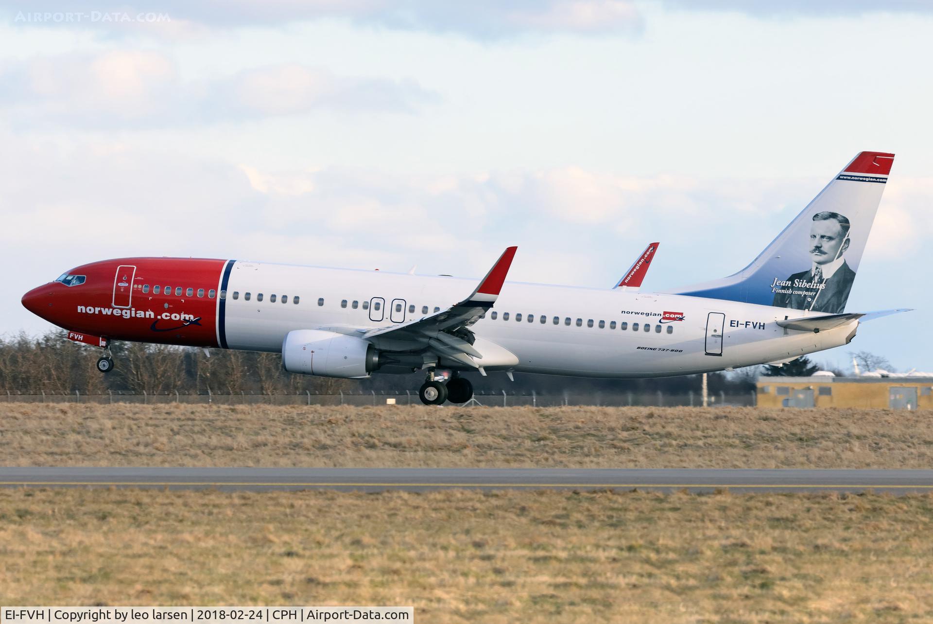 EI-FVH, 2017 Boeing 737-8JP C/N 42083, Copenhagen 24.2.2018 L/D R-04L. 