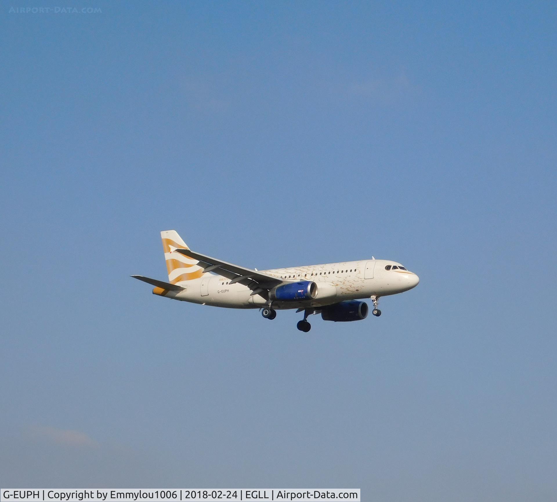 G-EUPH, 2000 Airbus A319-131 C/N 1225, FROM TERMINAL 5