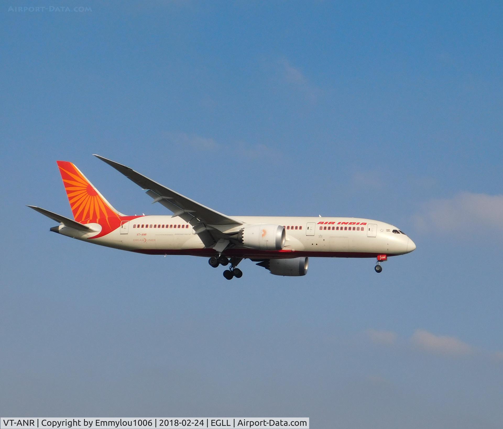 VT-ANR, 2014 Boeing 787-8 Dreamliner C/N 36289, FROM TERMINAL 5