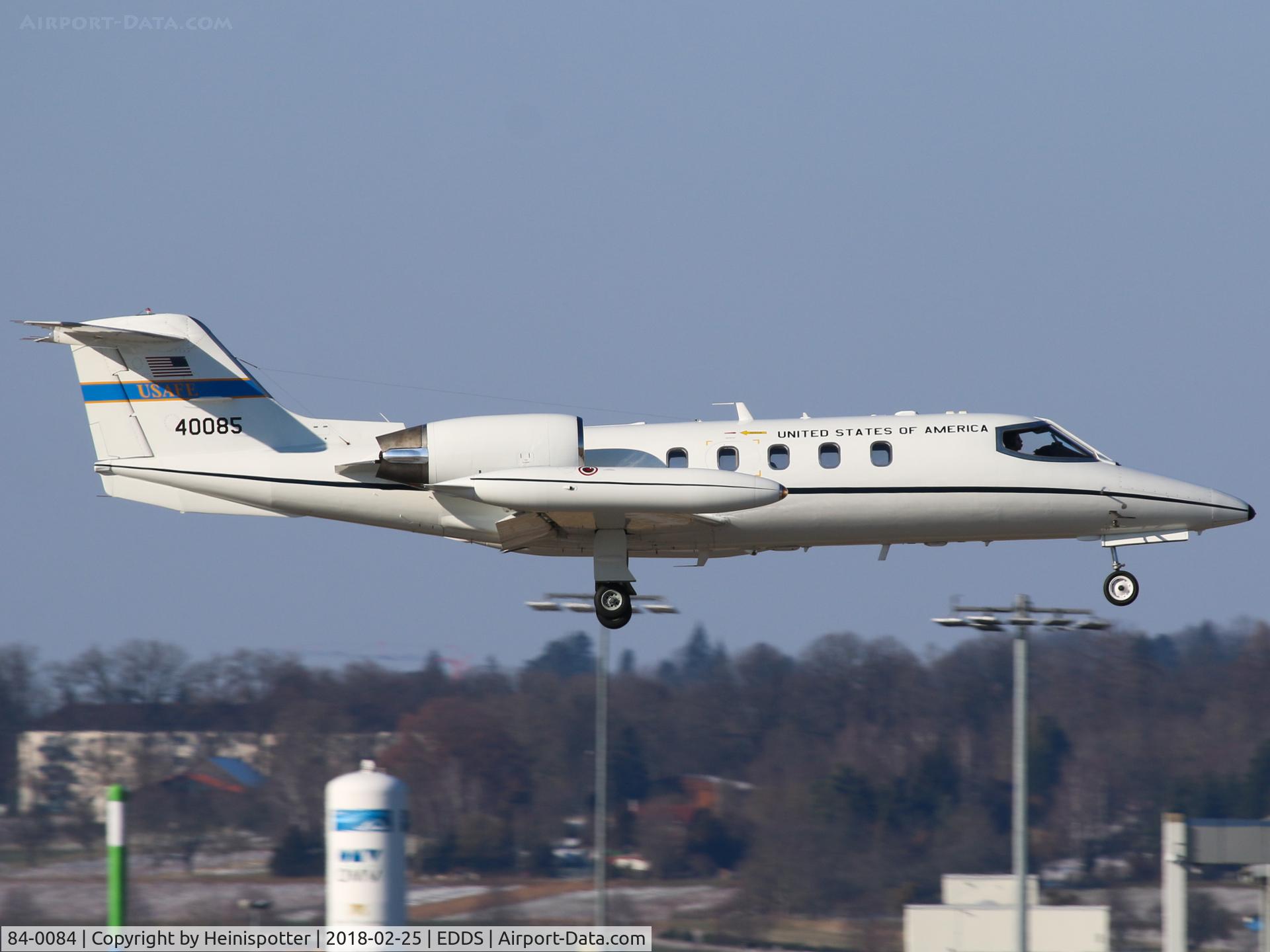 84-0084, 1984 Gates Learjet C-21A C/N 35A-530, 84-0084 at Stuttgart Airport.