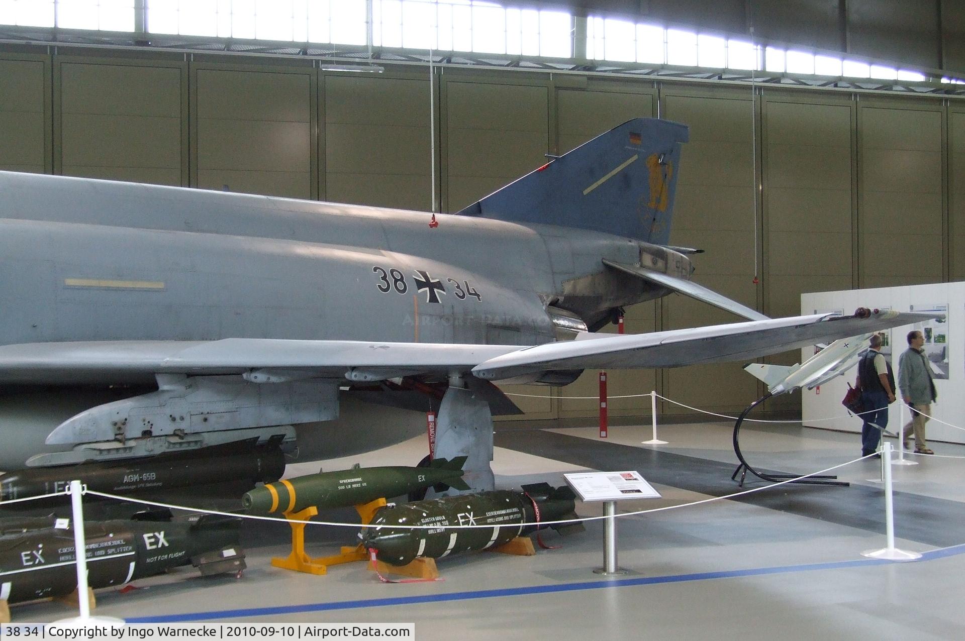 38 34, 1972 McDonnell Douglas F-4F Phantom II C/N 4705, McDonnell Douglas F-4F Phantom II at the Luftwaffenmuseum, Berlin-Gatow