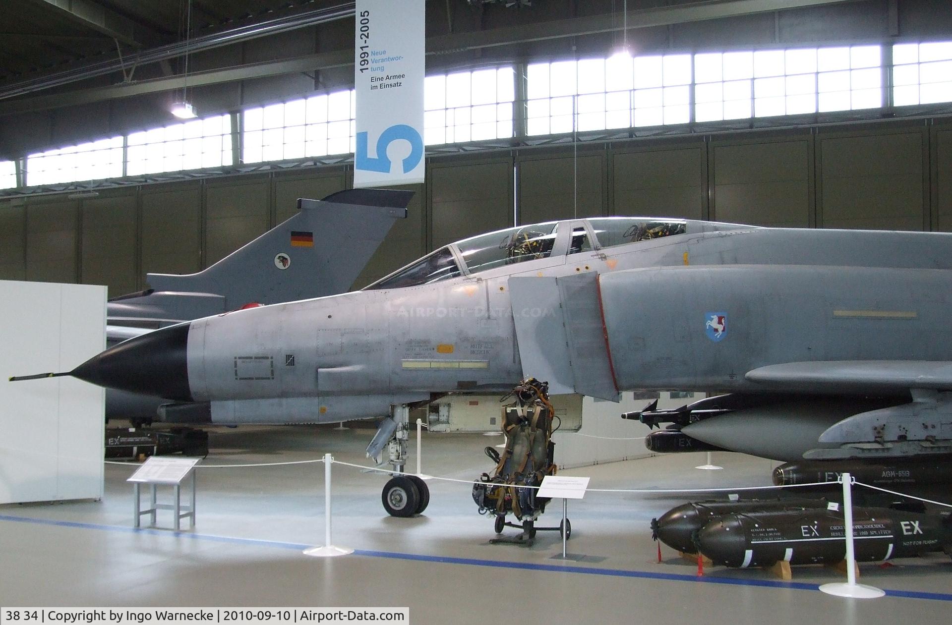 38 34, 1972 McDonnell Douglas F-4F Phantom II C/N 4705, McDonnell Douglas F-4F Phantom II at the Luftwaffenmuseum, Berlin-Gatow