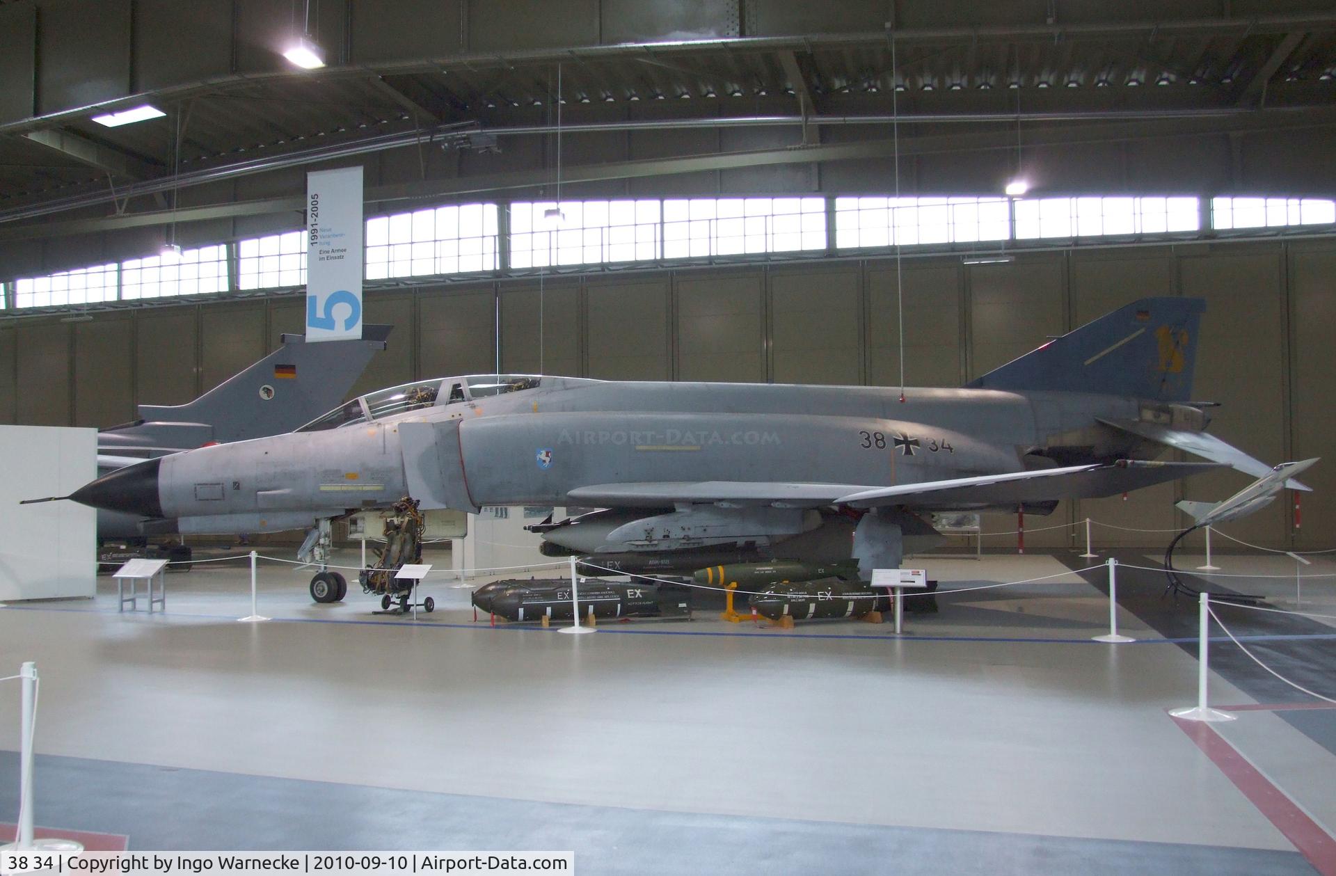 38 34, 1972 McDonnell Douglas F-4F Phantom II C/N 4705, McDonnell Douglas F-4F Phantom II at the Luftwaffenmuseum, Berlin-Gatow