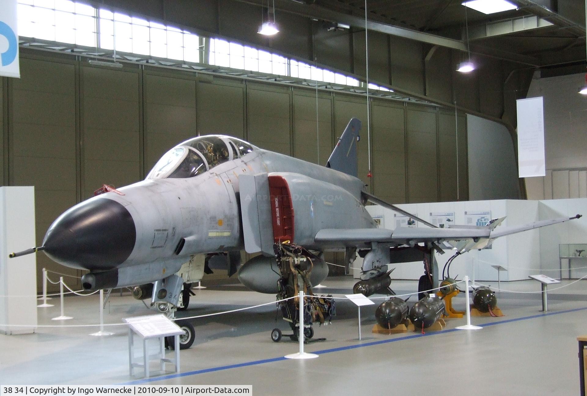 38 34, 1972 McDonnell Douglas F-4F Phantom II C/N 4705, McDonnell Douglas F-4F Phantom II at the Luftwaffenmuseum, Berlin-Gatow