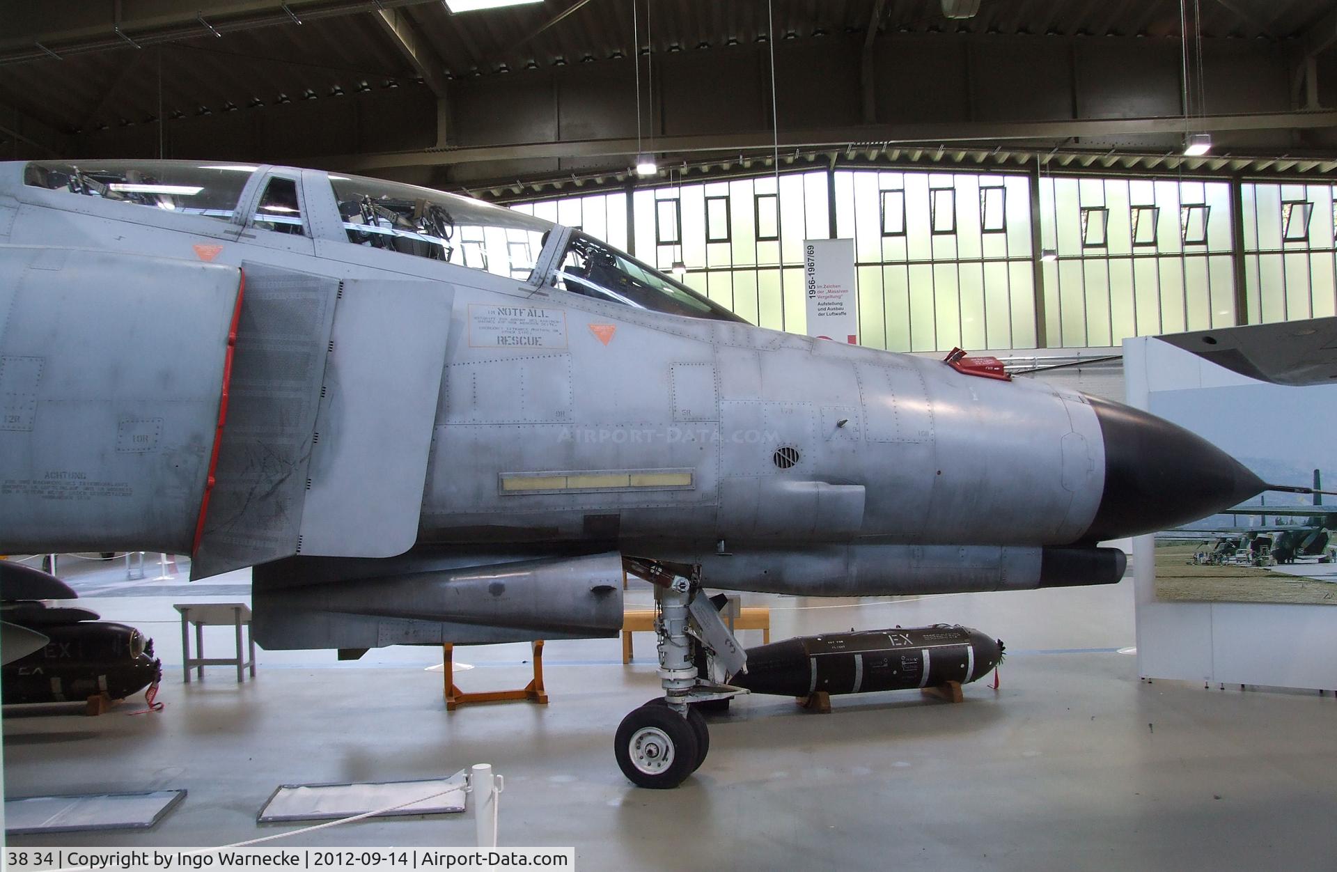 38 34, 1972 McDonnell Douglas F-4F Phantom II C/N 4705, McDonnell Douglas F-4F Phantom II at the Luftwaffenmuseum, Berlin-Gatow