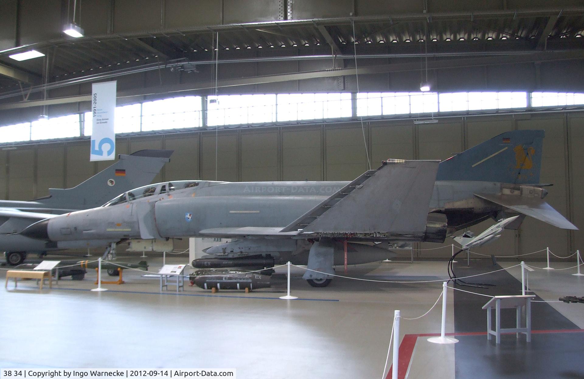 38 34, 1972 McDonnell Douglas F-4F Phantom II C/N 4705, McDonnell Douglas F-4F Phantom II at the Luftwaffenmuseum, Berlin-Gatow