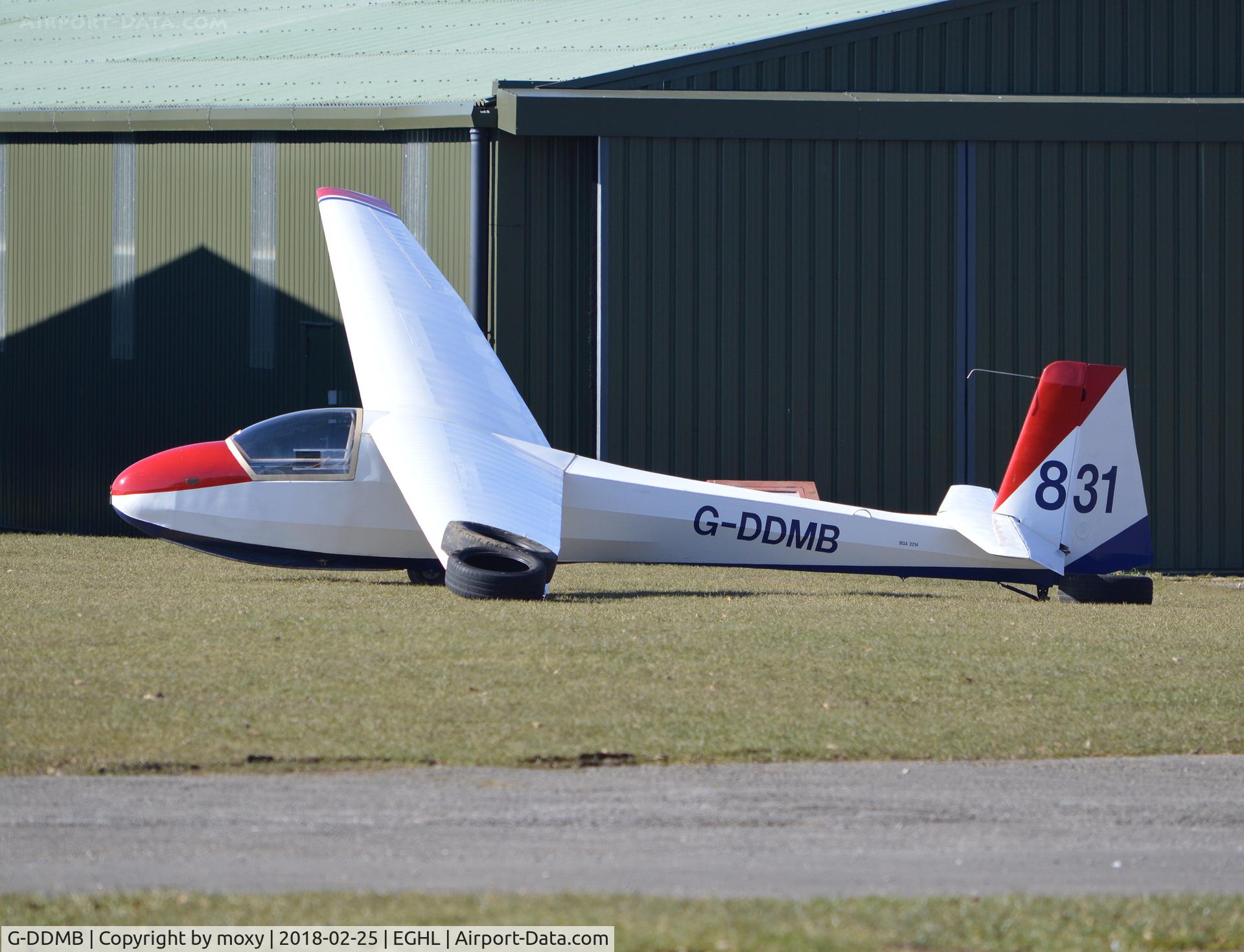 G-DDMB, 1963 Schleicher K-8B C/N 8209, Schleicher K-8B at Lasham. Ex BGA2214