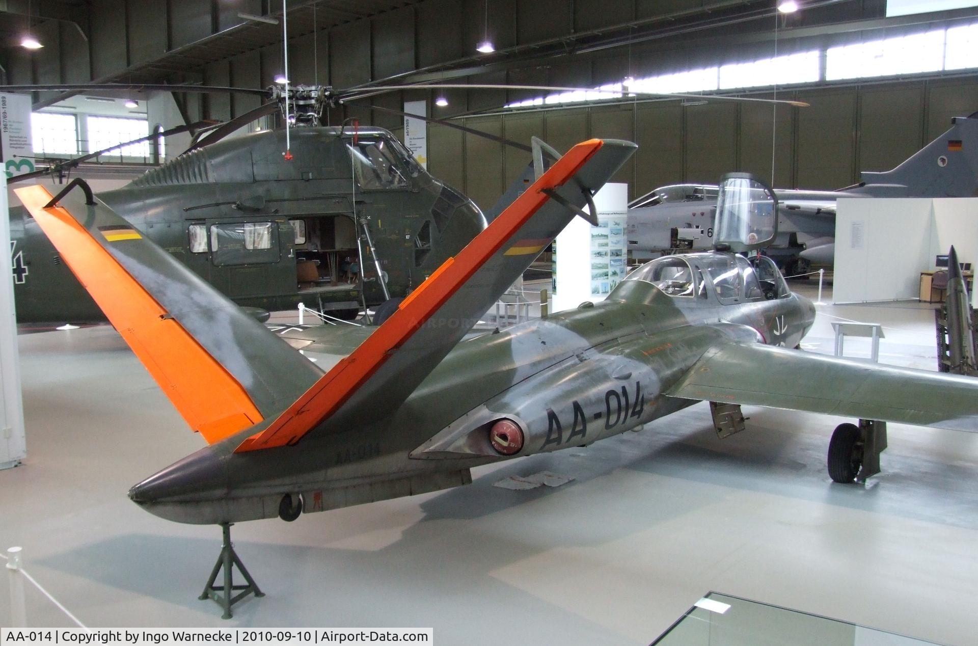 AA-014, Fouga CM-170R Magister C/N 229, Fouga CM.170R Magister at the Luftwaffenmuseum, Berlin-Gatow