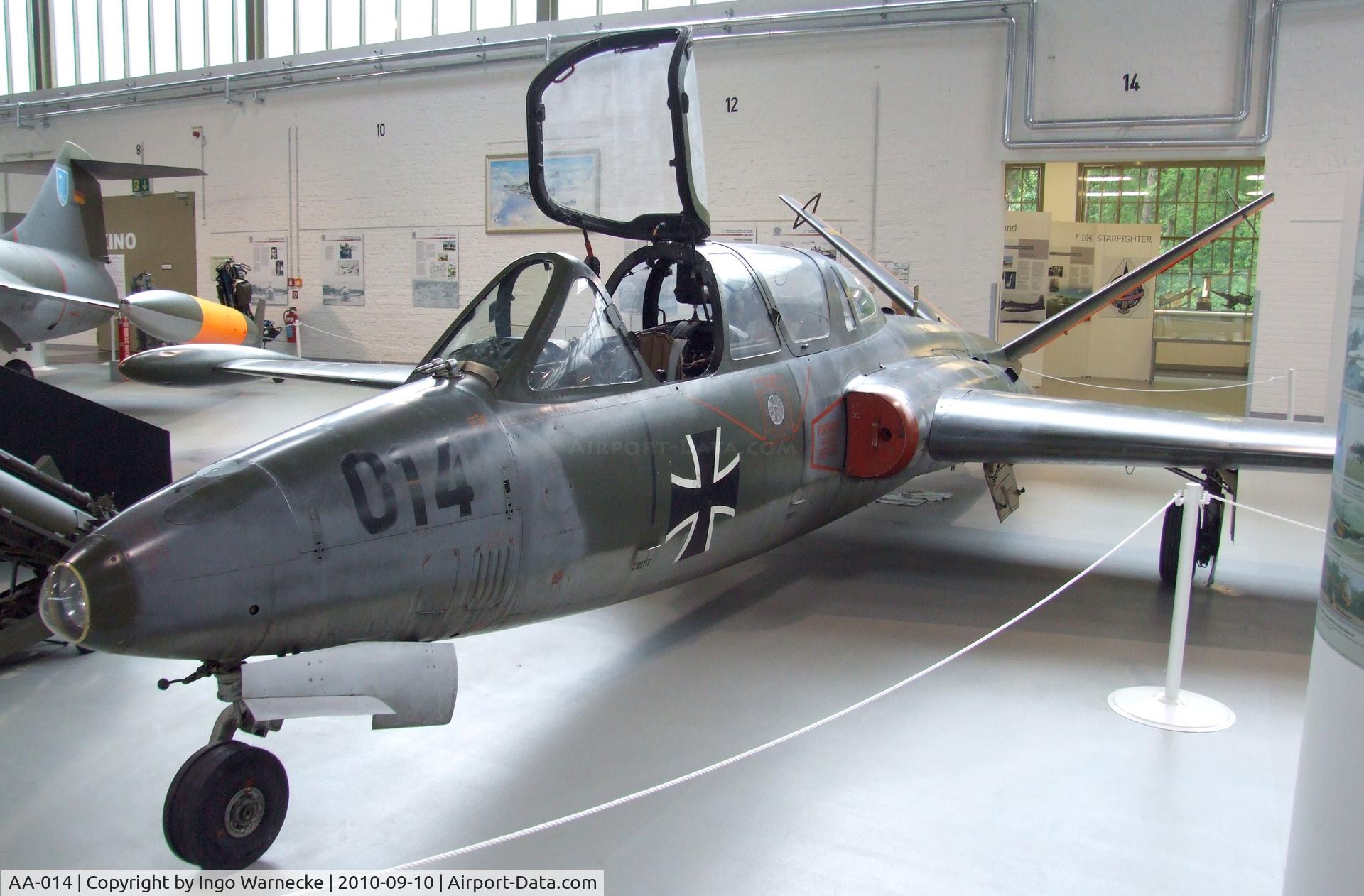 AA-014, Fouga CM-170R Magister C/N 229, Fouga CM.170R Magister at the Luftwaffenmuseum, Berlin-Gatow