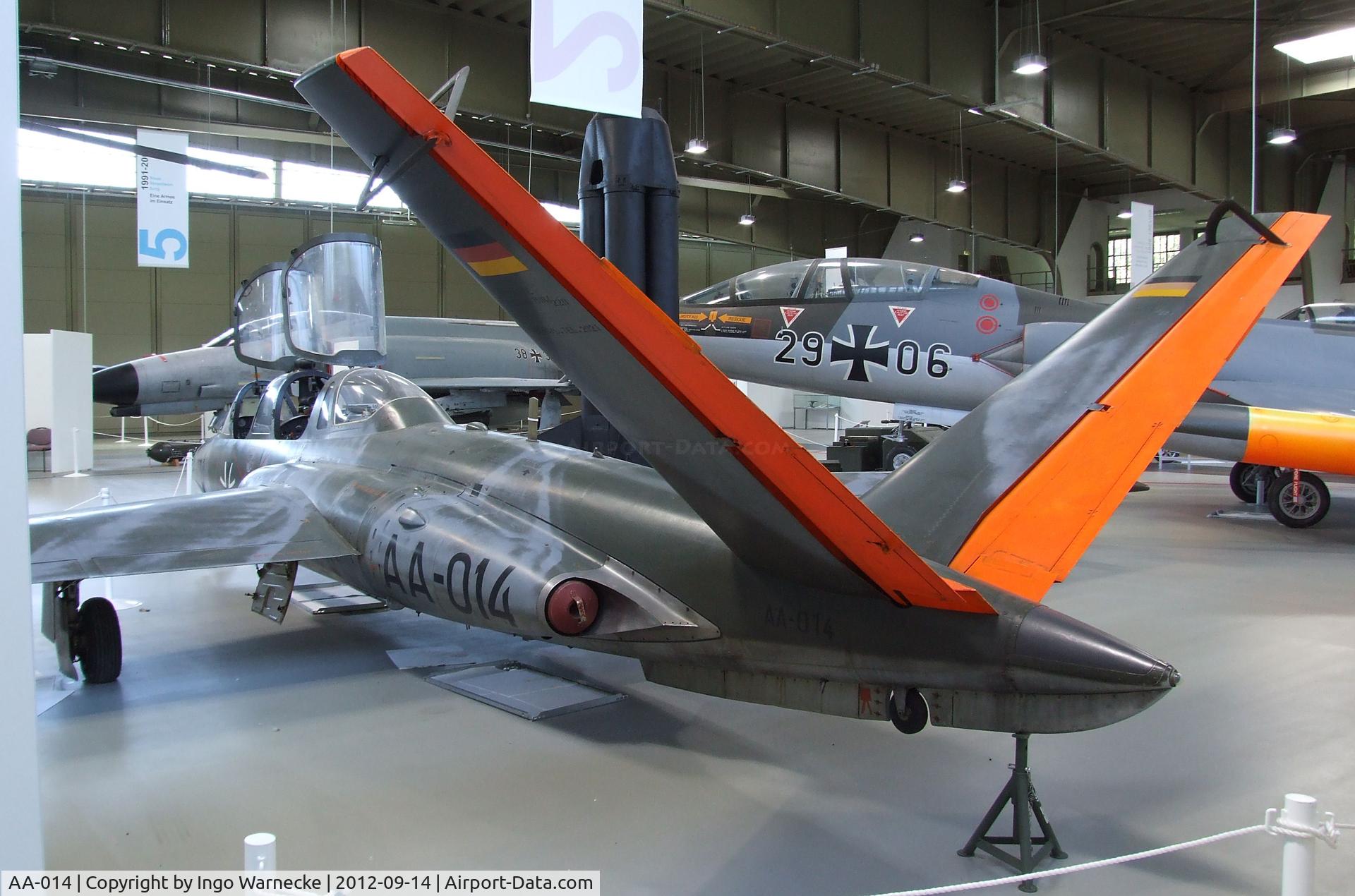AA-014, Fouga CM-170R Magister C/N 229, Fouga CM.170R Magister at the Luftwaffenmuseum, Berlin-Gatow
