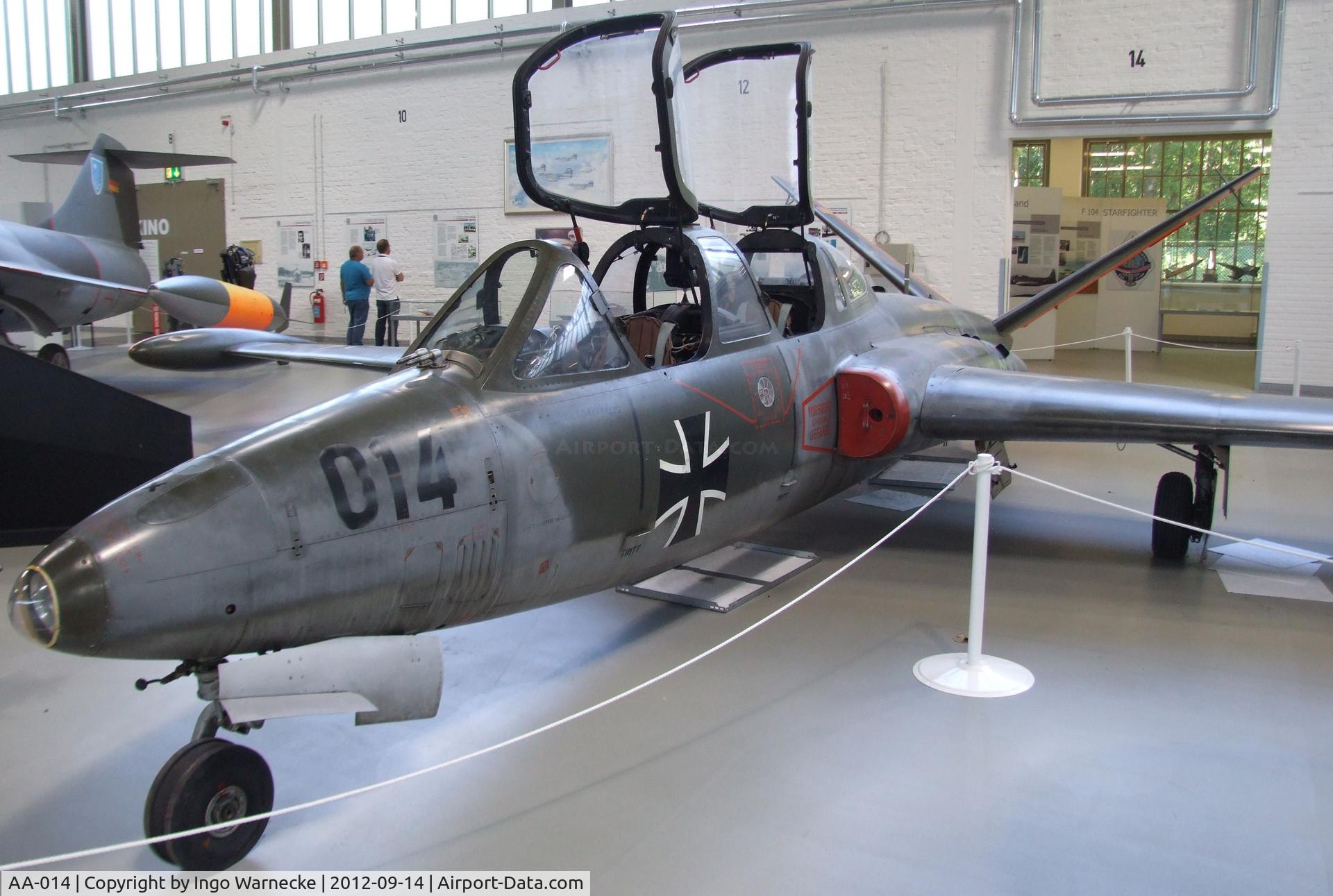 AA-014, Fouga CM-170R Magister C/N 229, Fouga CM.170R Magister at the Luftwaffenmuseum, Berlin-Gatow