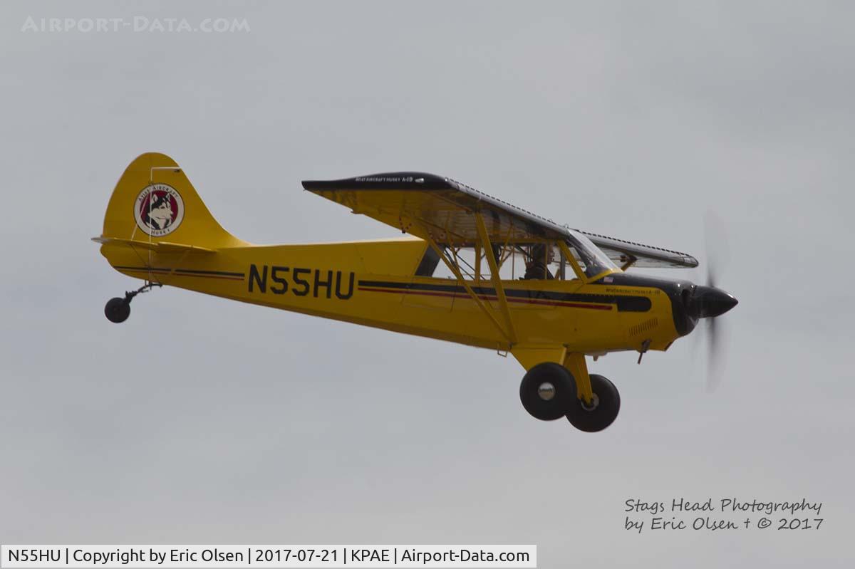 N55HU, 1999 Aviat A-1B Husky C/N 2046, Aviat over KPAE.