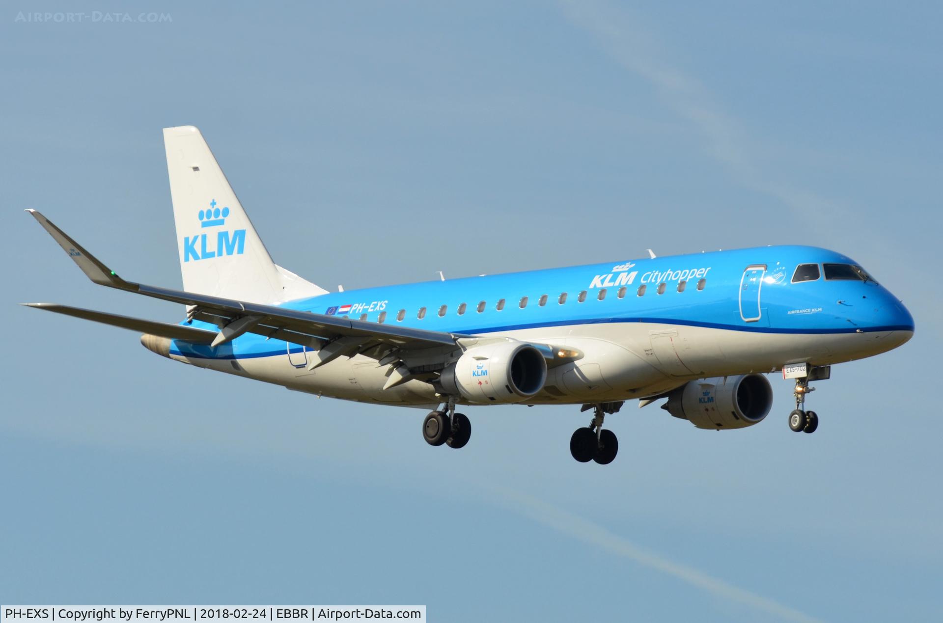 PH-EXS, 2017 Embraer 175STD (ERJ-170-200STD) C/N 17000702, KL Cityhopper ERJ170