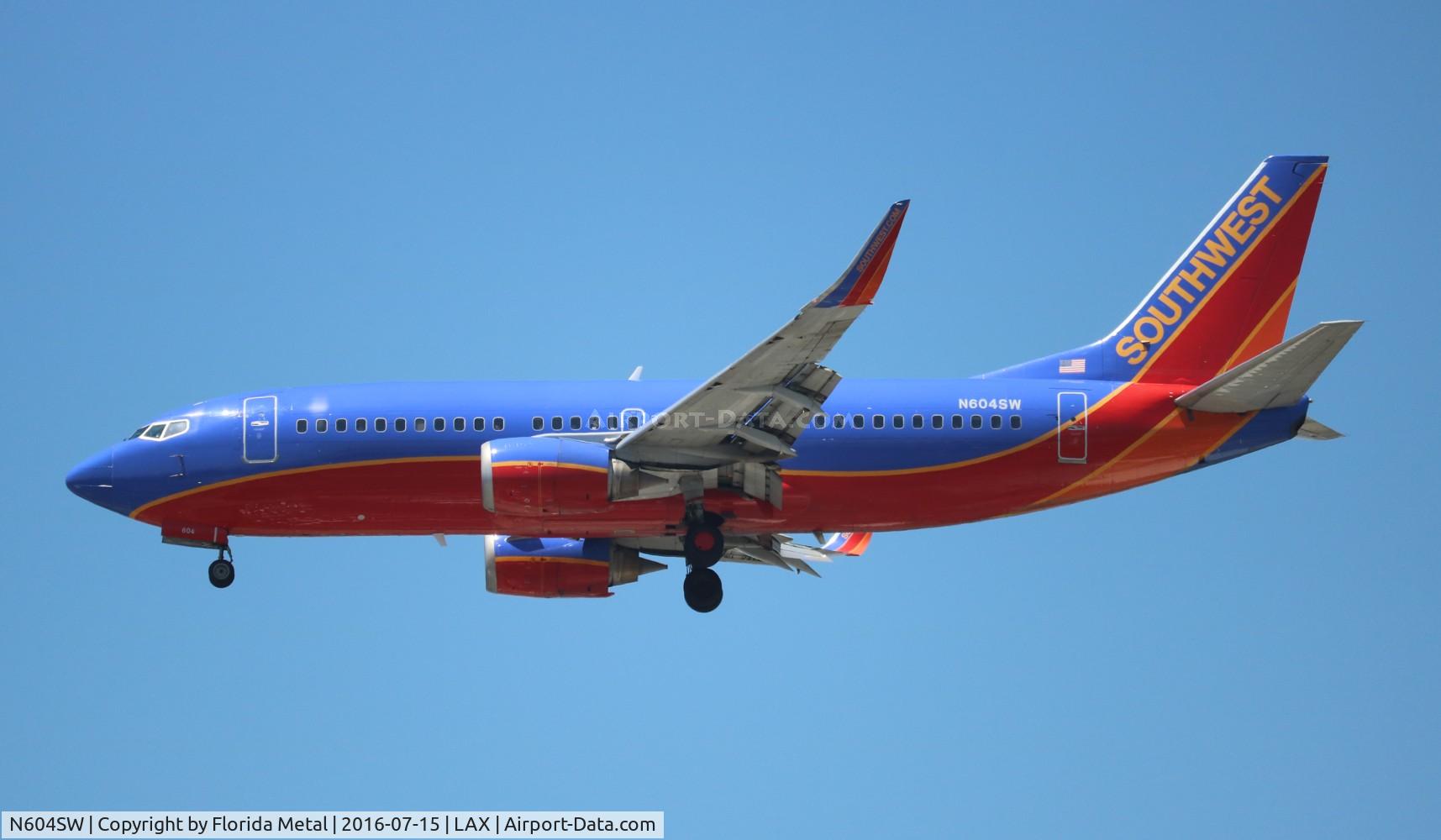 N604SW, 1995 Boeing 737-3H4 C/N 27955, Southwest