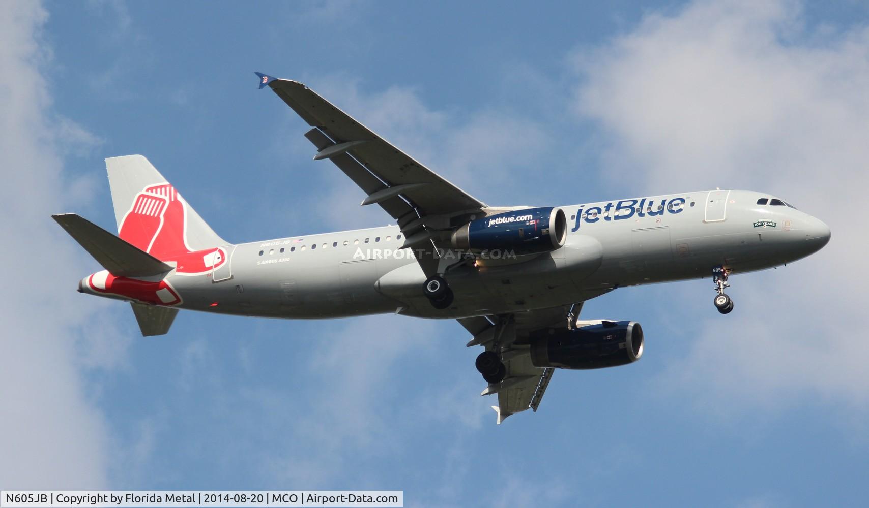 N605JB, 2005 Airbus A320-232 C/N 2368, Boston Red Sox