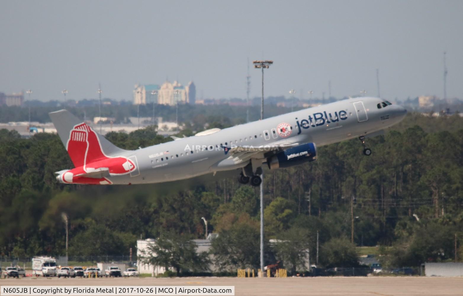 N605JB, 2005 Airbus A320-232 C/N 2368, Boston Red Sox