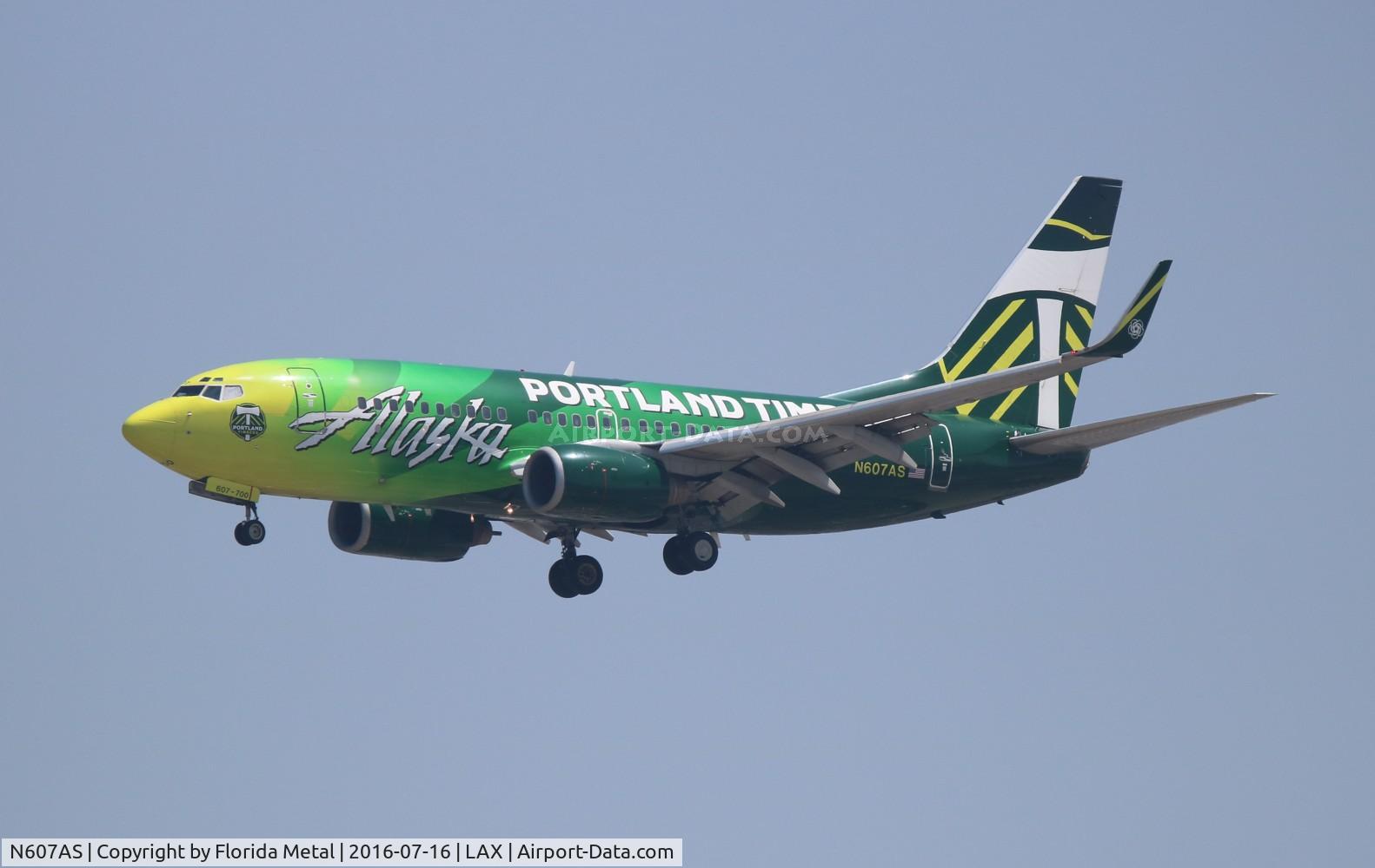 N607AS, 1999 Boeing 737-790 C/N 29751, Alaska Portland Timbers