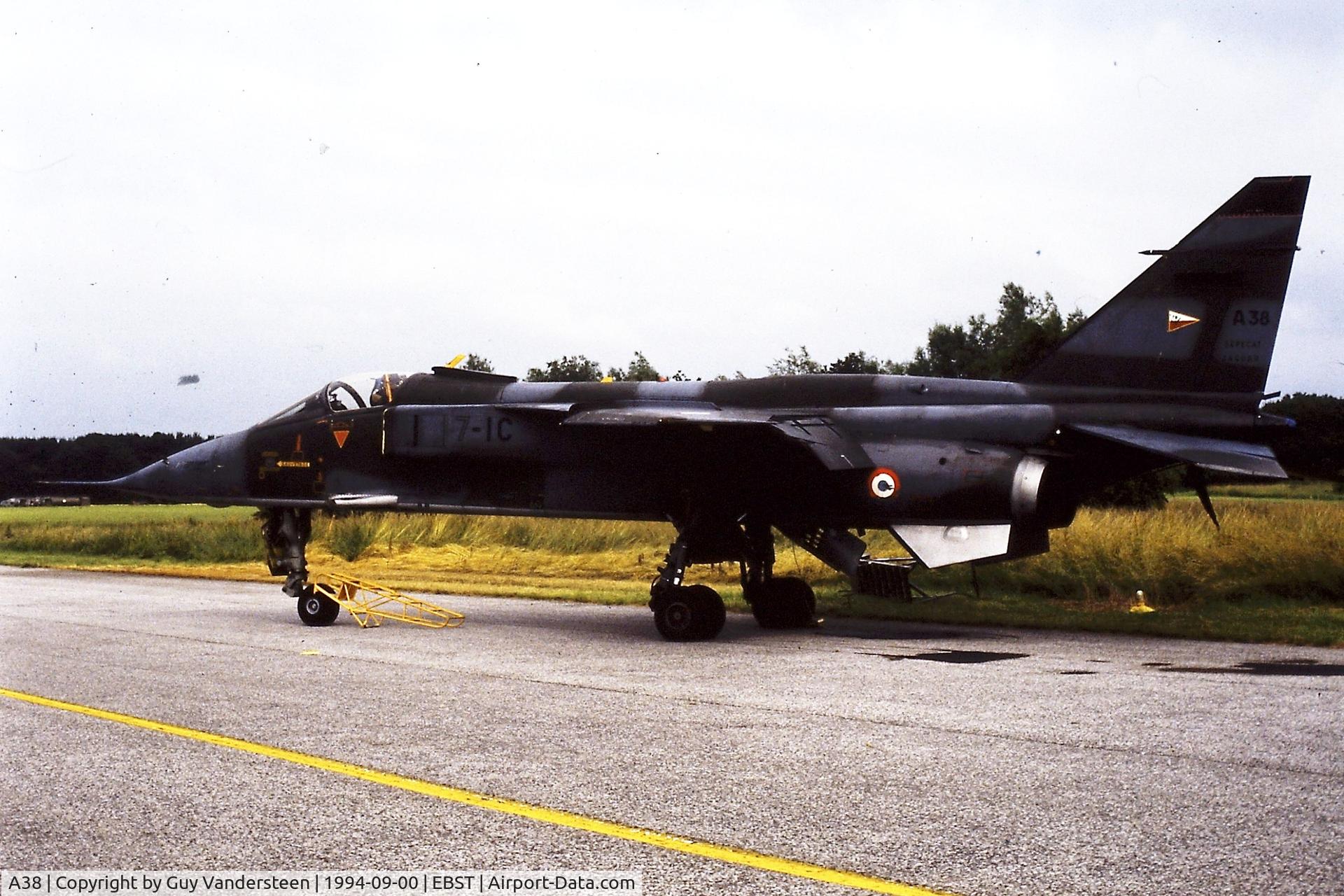 A38, Sepecat Jaguar A C/N A38, French AF Jaguar at EBST airshow 1994