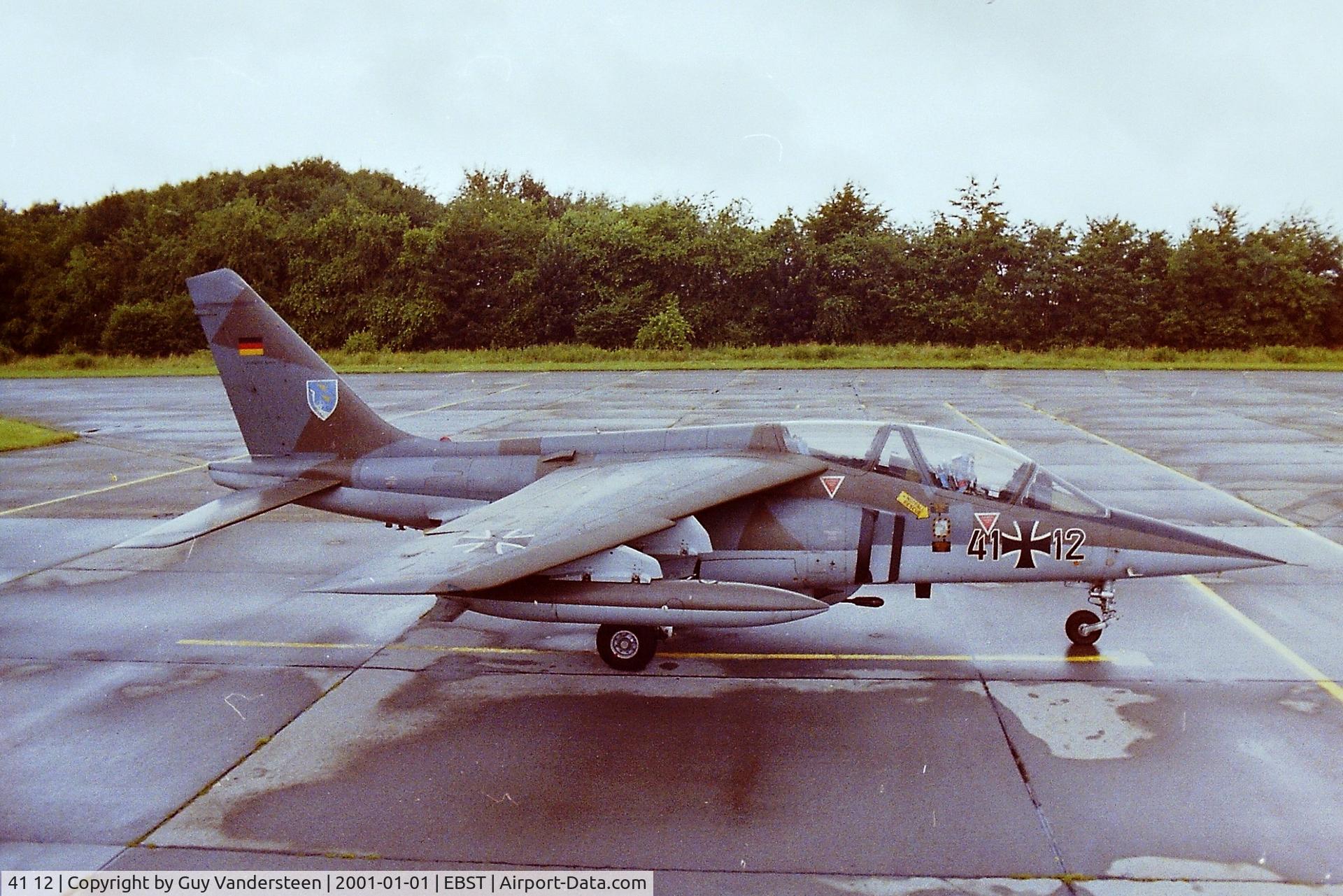 41 12, 1981 Dassault-Dornier Alpha Jet A C/N 0112, Cross servicing at EBST eighties