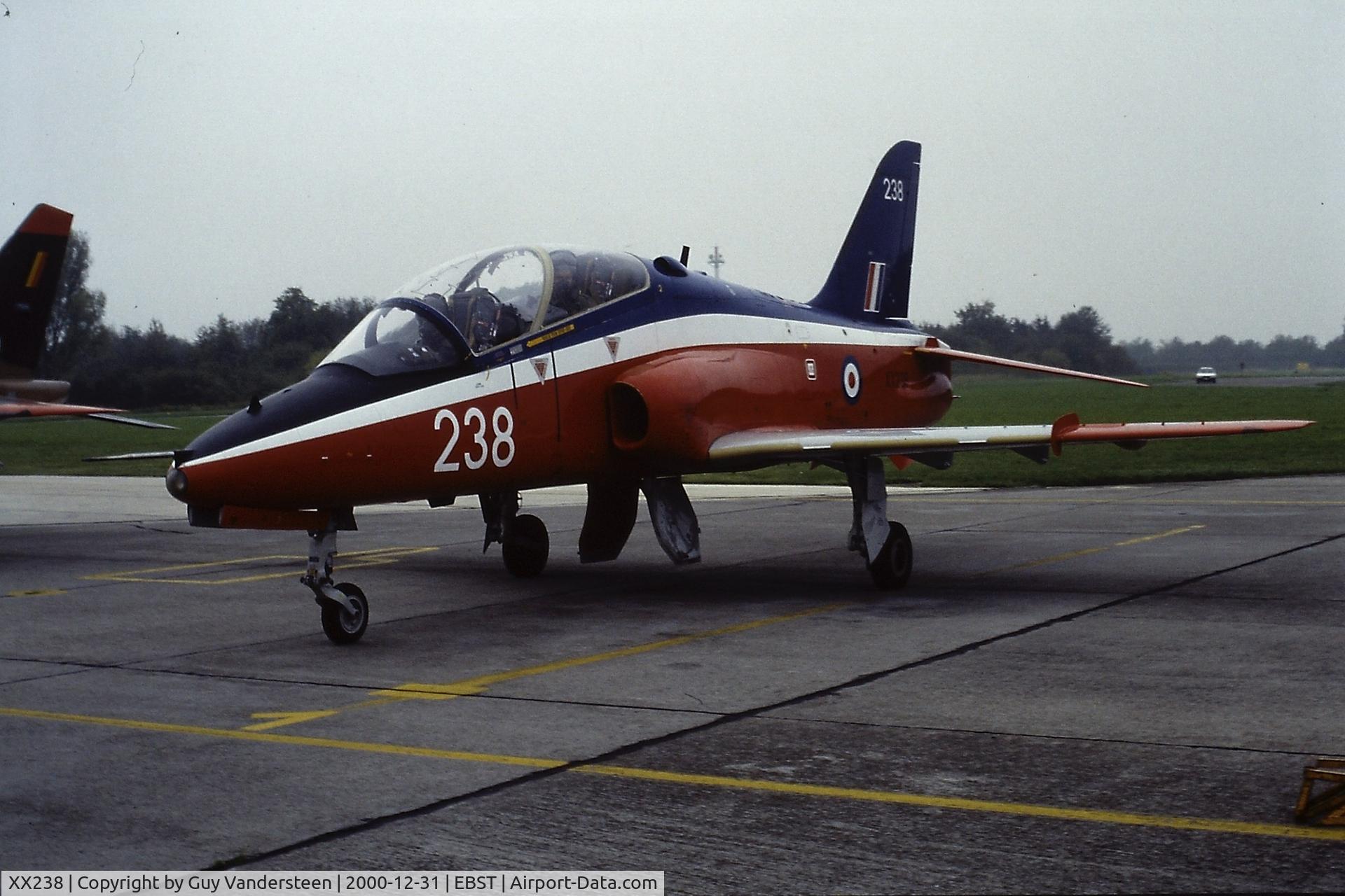XX238, 1978 Hawker Siddeley Hawk T.1 C/N 074/312074, RAF Hawk T.1W XX238 at EBST eighties