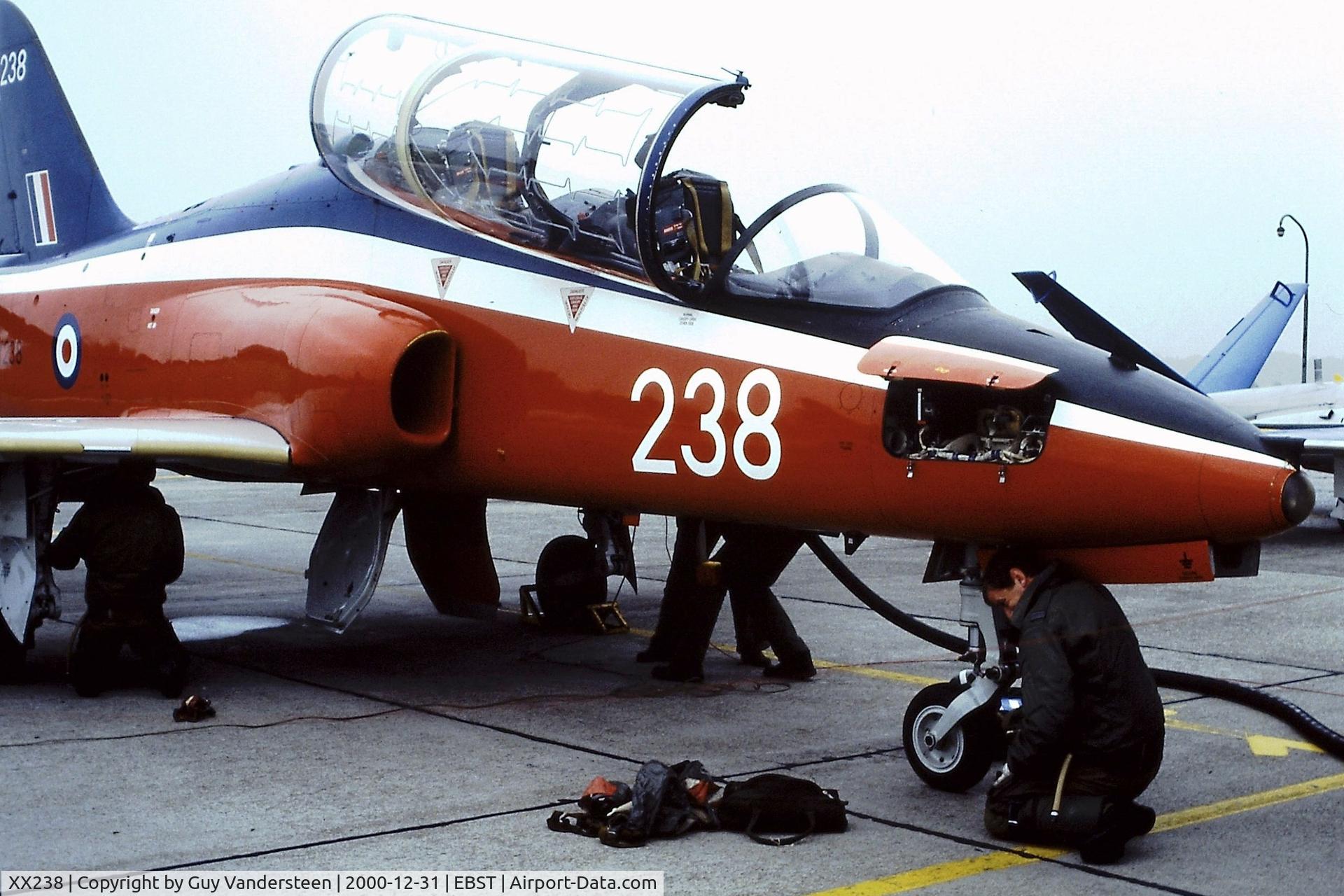 XX238, 1978 Hawker Siddeley Hawk T.1 C/N 074/312074, RAF Hawk T.1W XX238 at EBST eighties