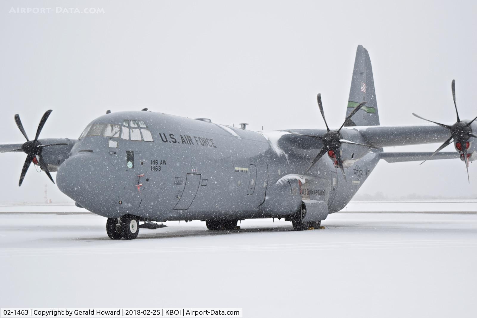 02-1463, 2003 Lockheed Martin C-130J-30 Super Hercules C/N 382-5551, I don't think those window shades will make much difference today.  146th Air Wing, CA ANG.