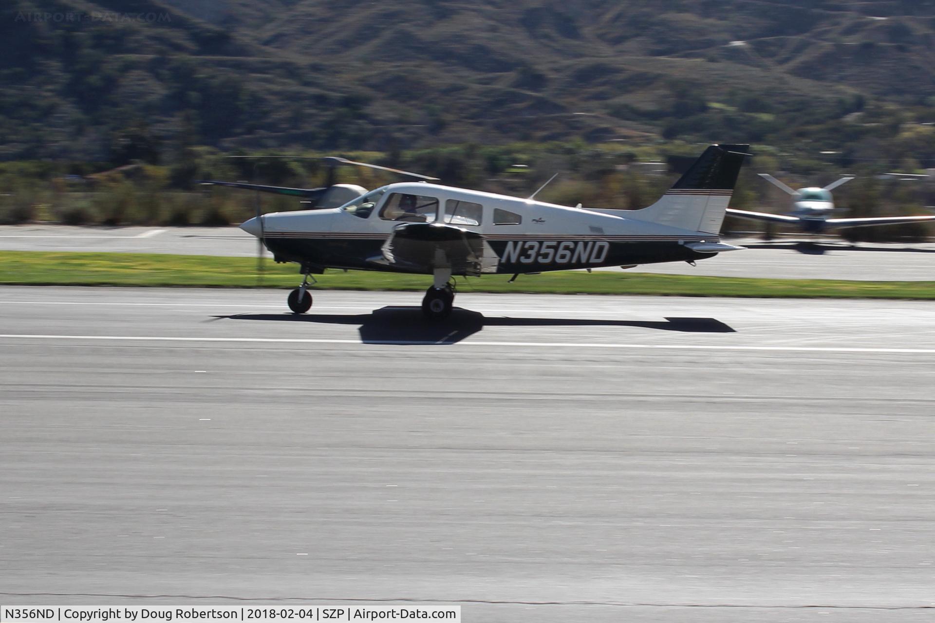 N356ND, 2003 Piper PA-28-161 Cherokee Warrior III C/N 2842184, 2003 Piper PA-28-161 WARRIOR III, Lycoming O-320-D3G 160 Hp, takeoff roll Rwy 04