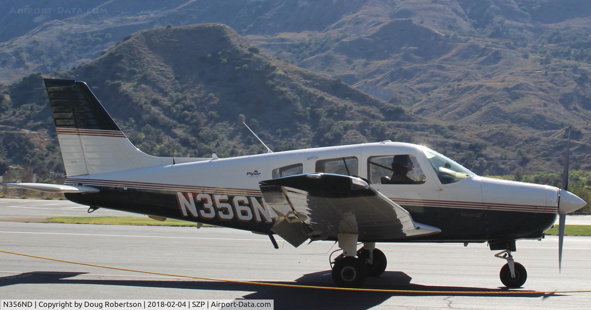 N356ND, 2003 Piper PA-28-161 Cherokee Warrior III C/N 2842184, 2003 Piper PA-28-161 WARRIOR III, Lycoming O-320-D3G 160 Hp, taxi to Rwy 04