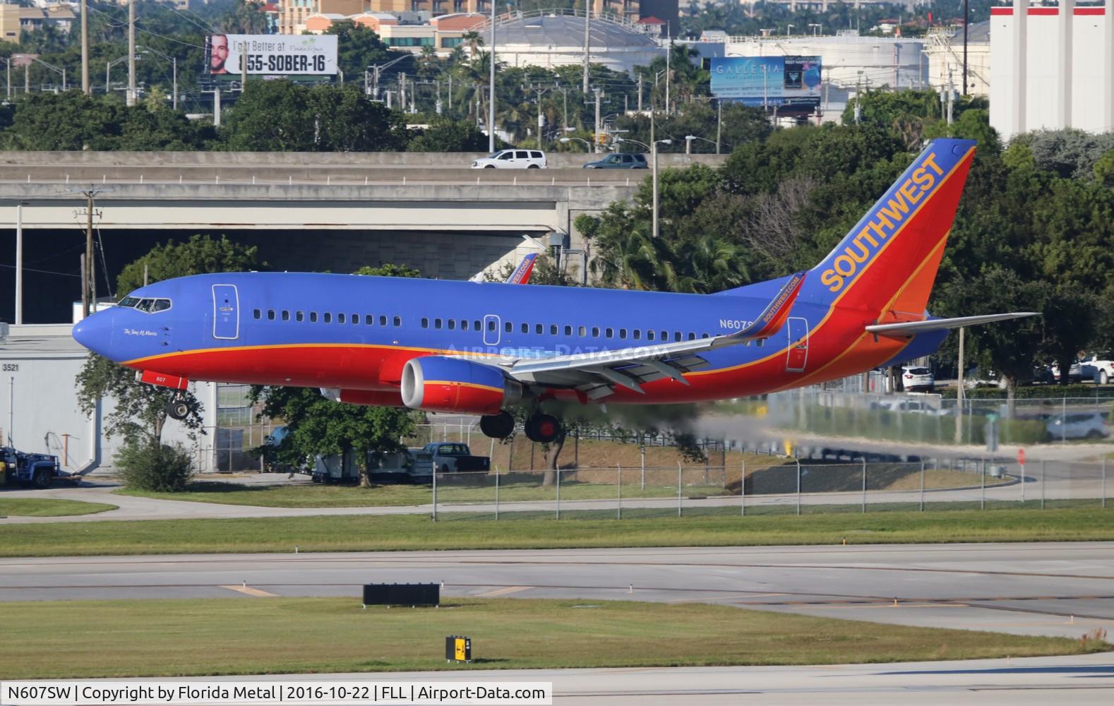 N607SW, 1995 Boeing 737-3H4 C/N 27927, Southwest