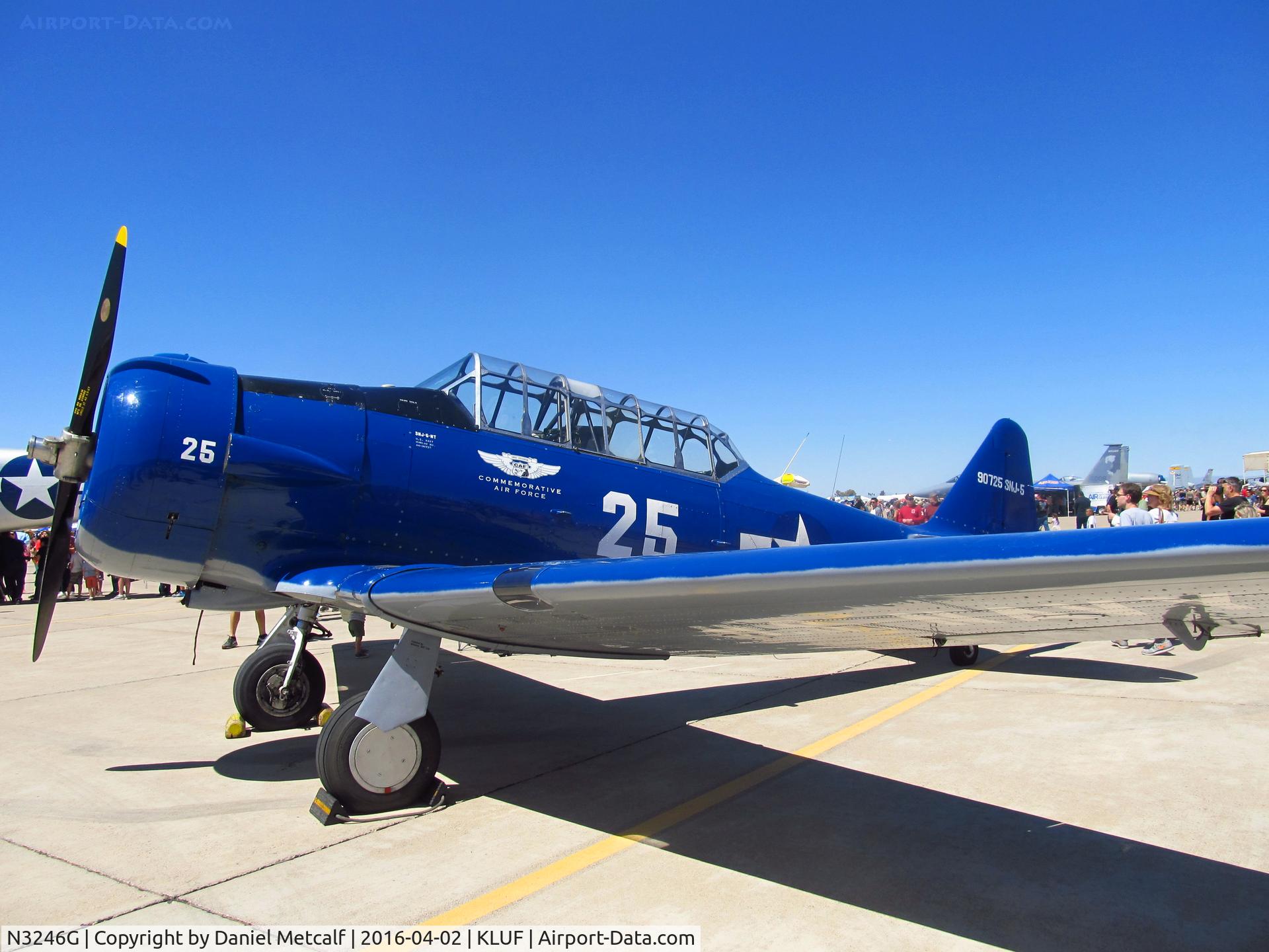 N3246G, 1959 North American SNJ-5 Texan Texan C/N 90725, Luke AFB Air Show 2016