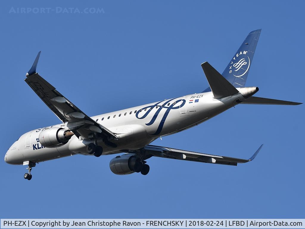 PH-EZX, 2012 Embraer 190LR (ERJ-190-100LR) C/N 19000545, KLM1315 (SkyTeam Livery)