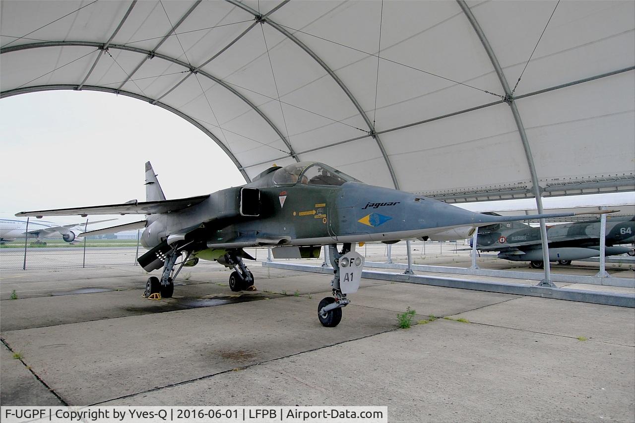 F-UGPF, Sepecat Jaguar A C/N A1, Sepecat Jaguar A, Air & Space Museum, Paris-Le Bourget (LFPB-LBG)