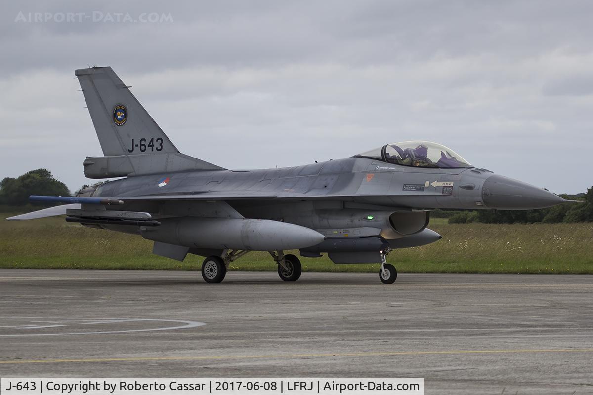 J-643, 1980 Fokker F-16AM Fighting Falcon C/N 6D-75, NATO Tiger Meet 2017