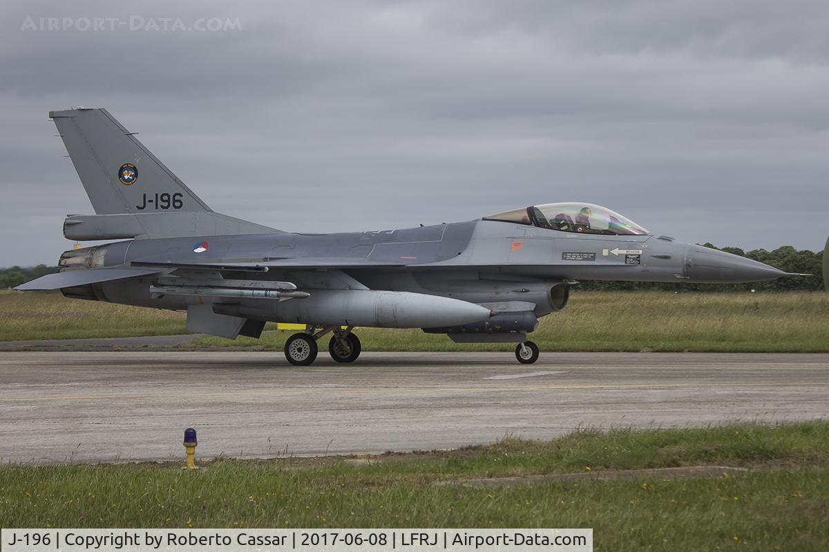 J-196, Fokker F-16AM Fighting Falcon C/N 6D-103, NATO Tiger Meet 2017