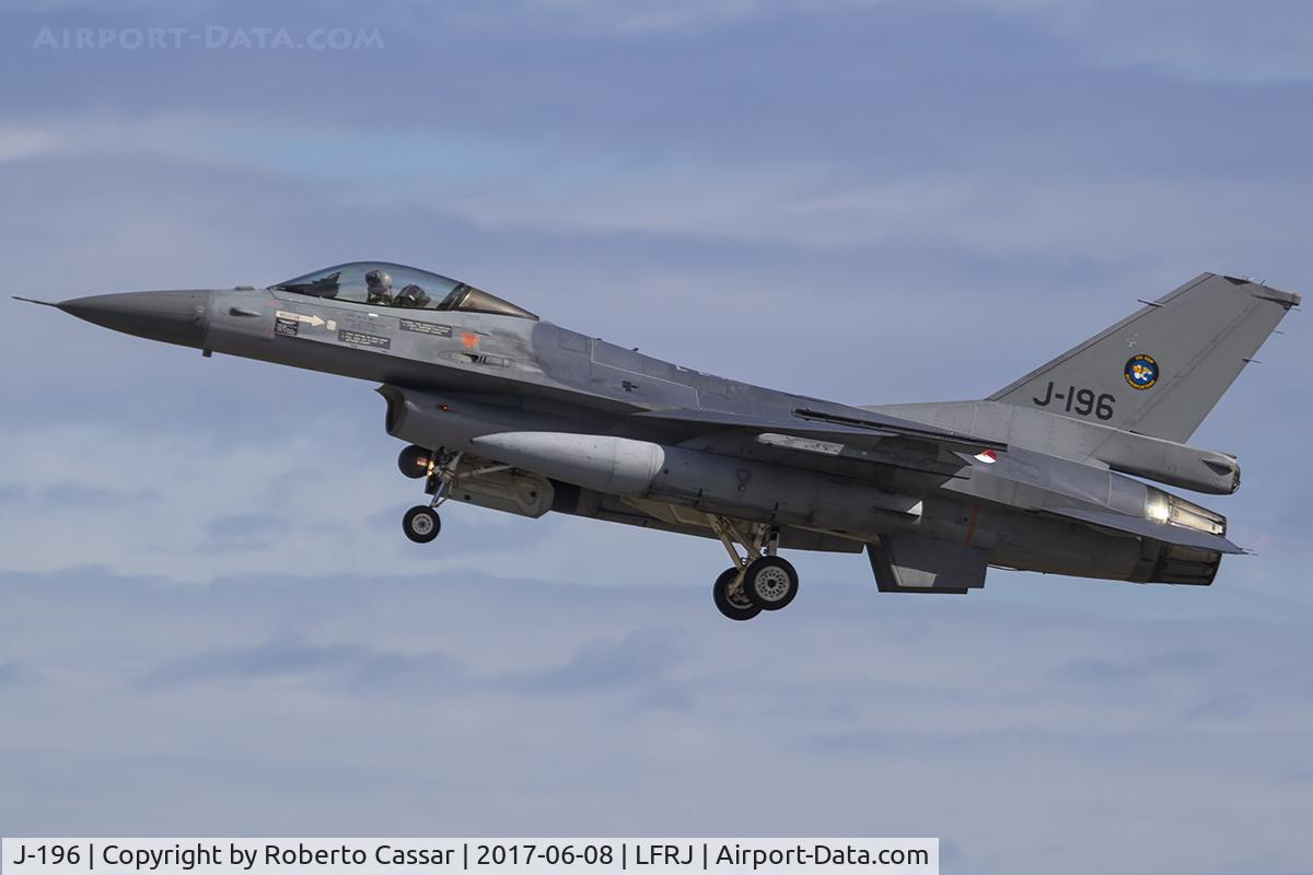 J-196, Fokker F-16AM Fighting Falcon C/N 6D-103, NATO Tiger Meet 2017