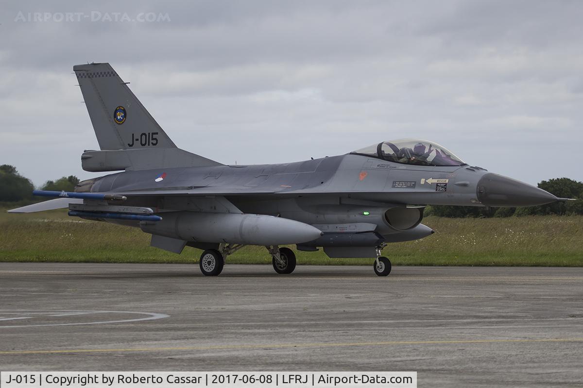 J-015, 1991 Fokker F-16A Fighting Falcon C/N 6D-171, NATO Tiger Meet 2017