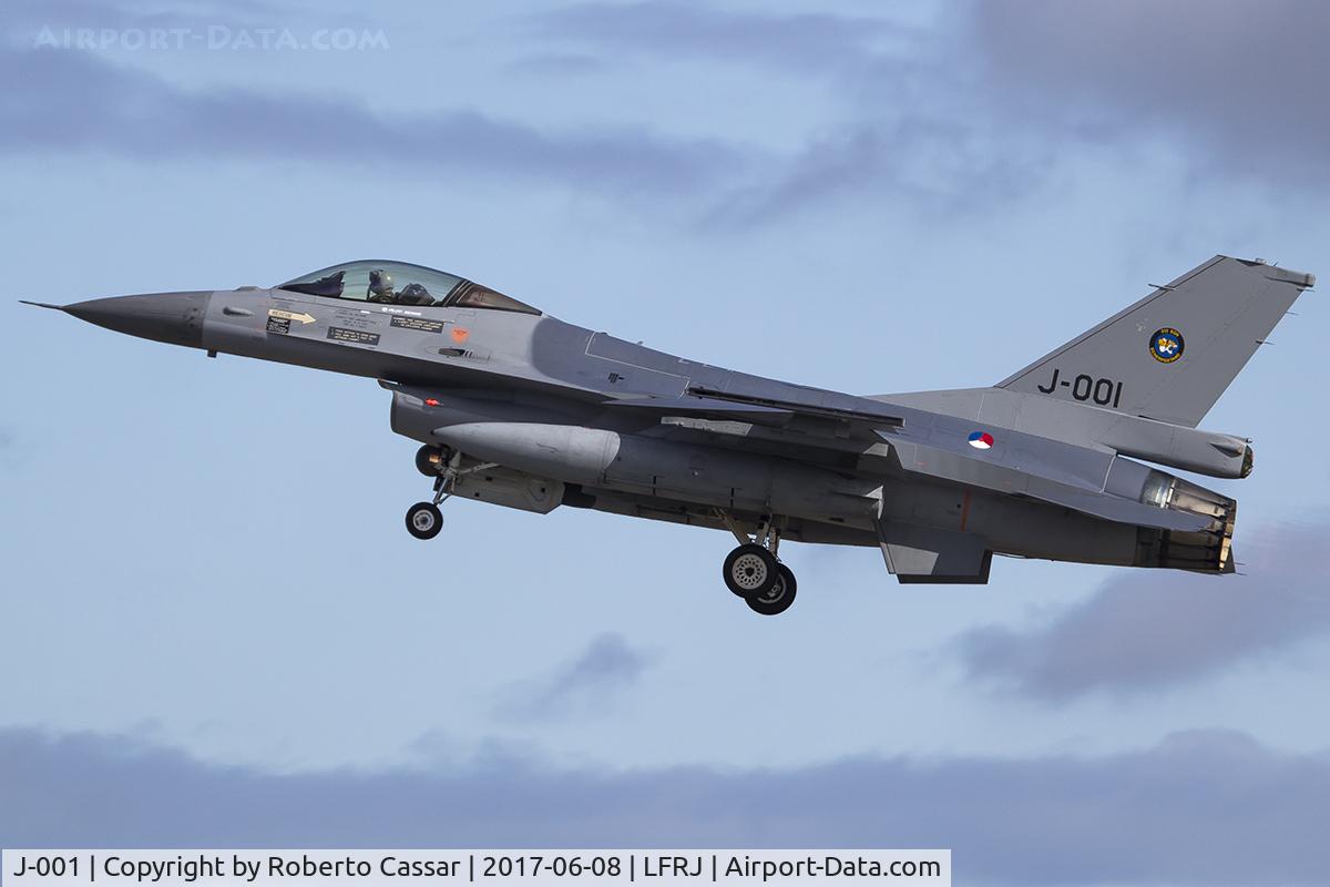 J-001, Fokker F-16AM Fighting Falcon C/N 6D-157, NATO Tiger Meet 2017