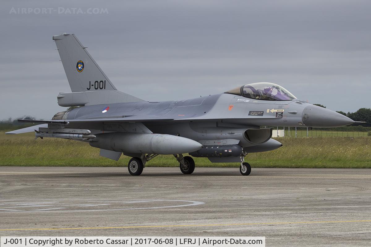 J-001, Fokker F-16AM Fighting Falcon C/N 6D-157, NATO Tiger Meet 2017