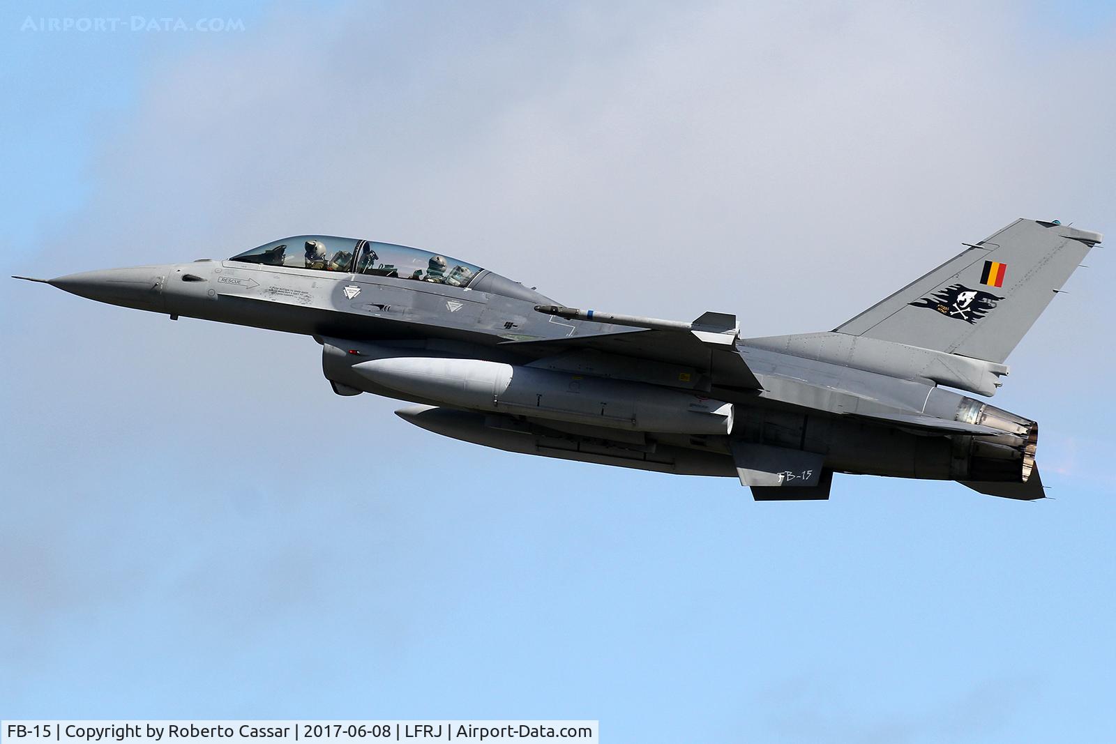FB-15, General Dynamics F-16BM Fighting Falcon C/N 6J-15, NATO Tiger Meet 2017