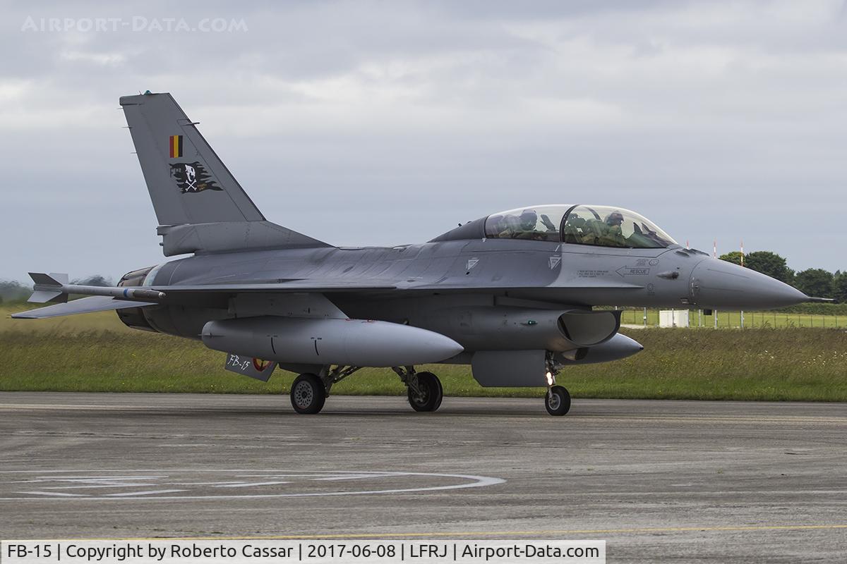 FB-15, General Dynamics F-16BM Fighting Falcon C/N 6J-15, NATO Tiger Meet 2017