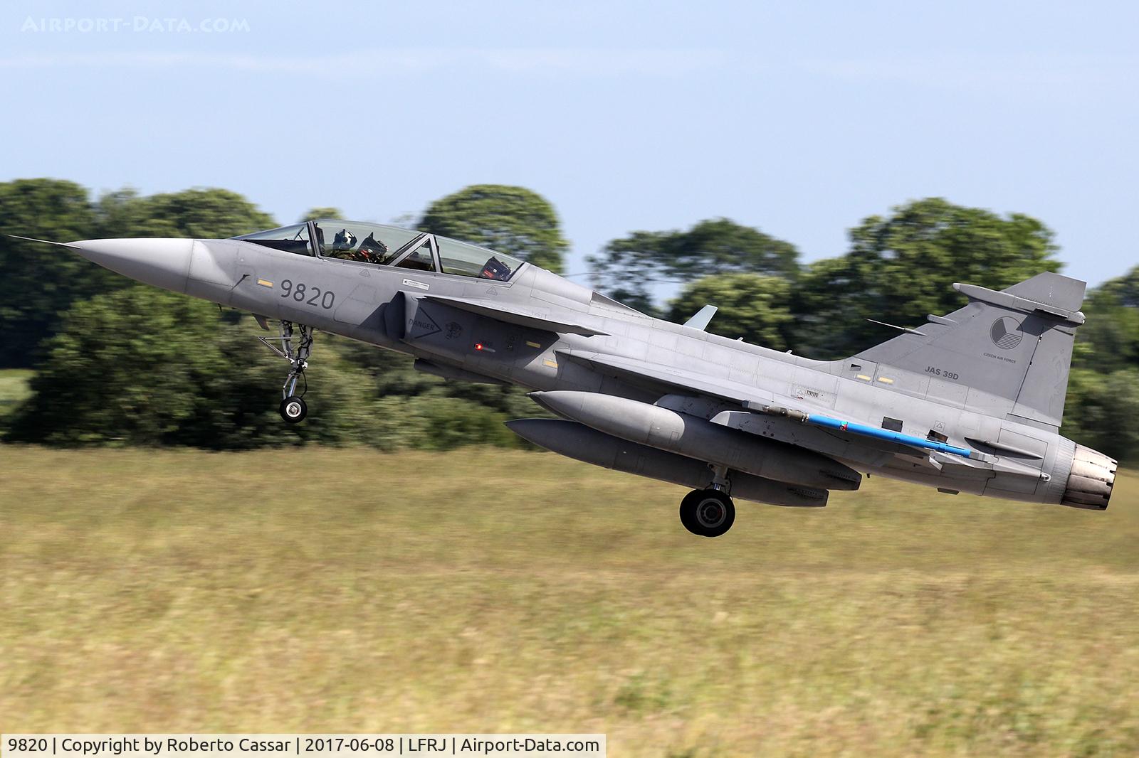 9820, 2005 Saab JAS-39D Gripen C/N 39820, NATO Tiger Meet 2017