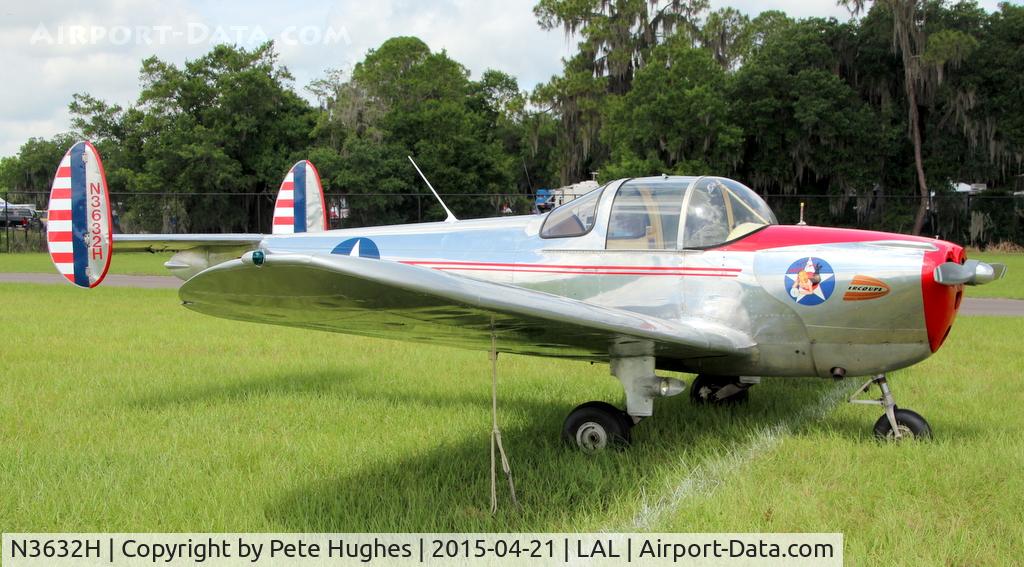 N3632H, 1947 Erco 415CD Ercoupe C/N 4257, N3632H Erco415 at Sun'n'Fun 2015