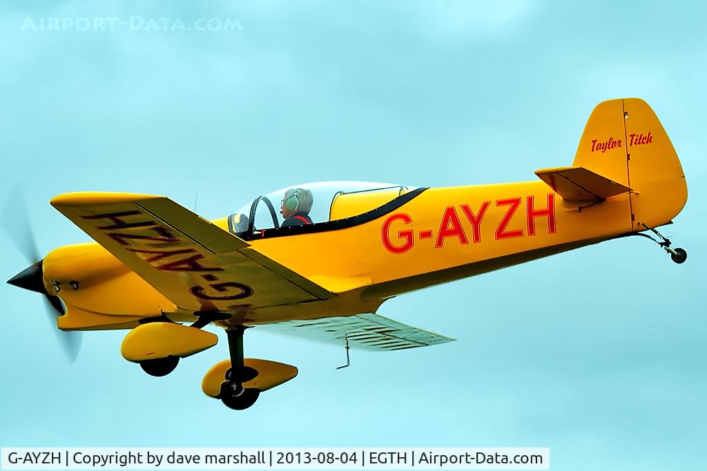 G-AYZH, 2007 Taylor JT-2 Titch C/N PFA 060-1316, Flypast
