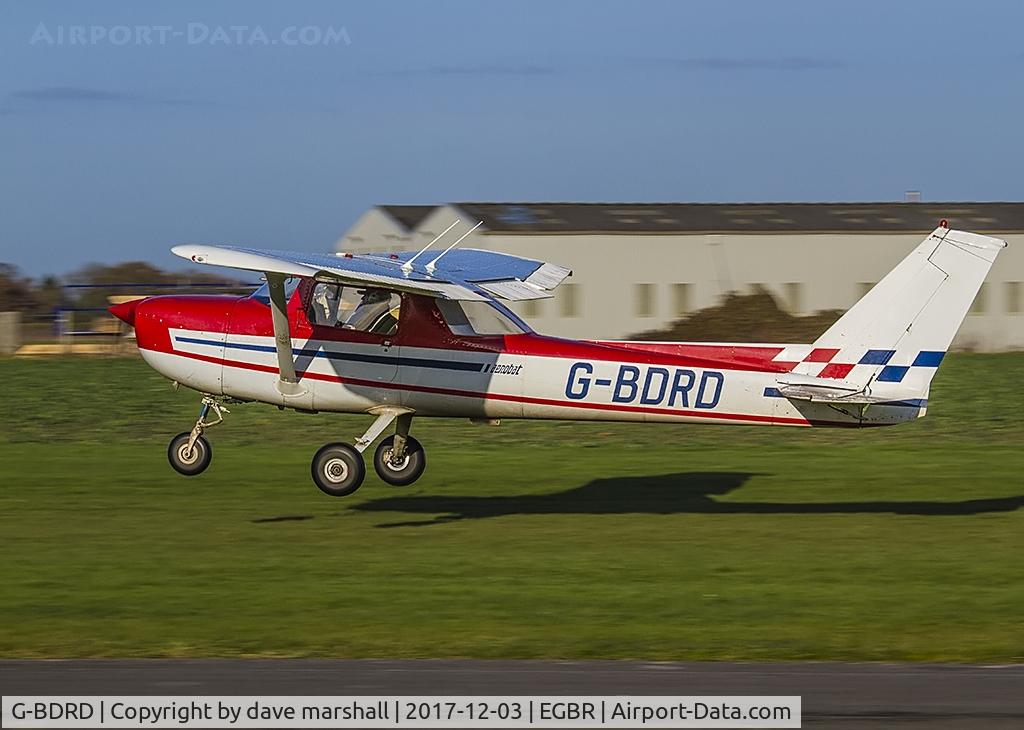G-BDRD, 1975 Reims FRA150M Aerobat C/N 0289, Departure to the west