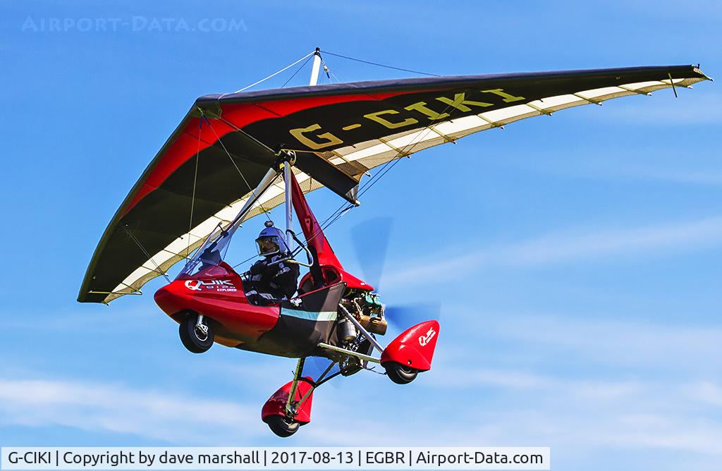 G-CIKI, 2014 P&M Aviation Pegasus Quik C/N 8703, Westbound